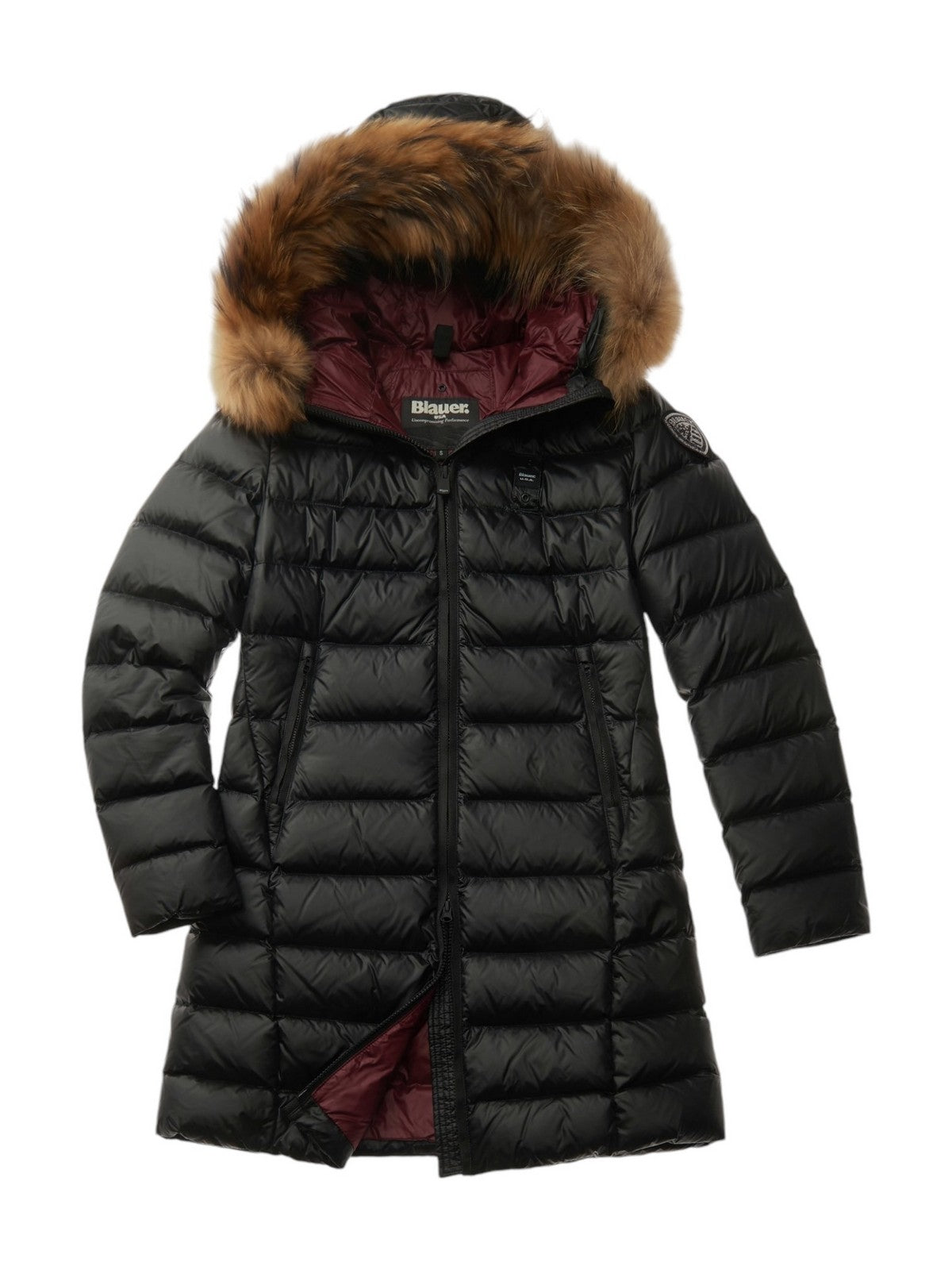 BLAUER Piumino Donna Kristin 24WBLDK03039 006950 999RD Nero gioboutiqueweb