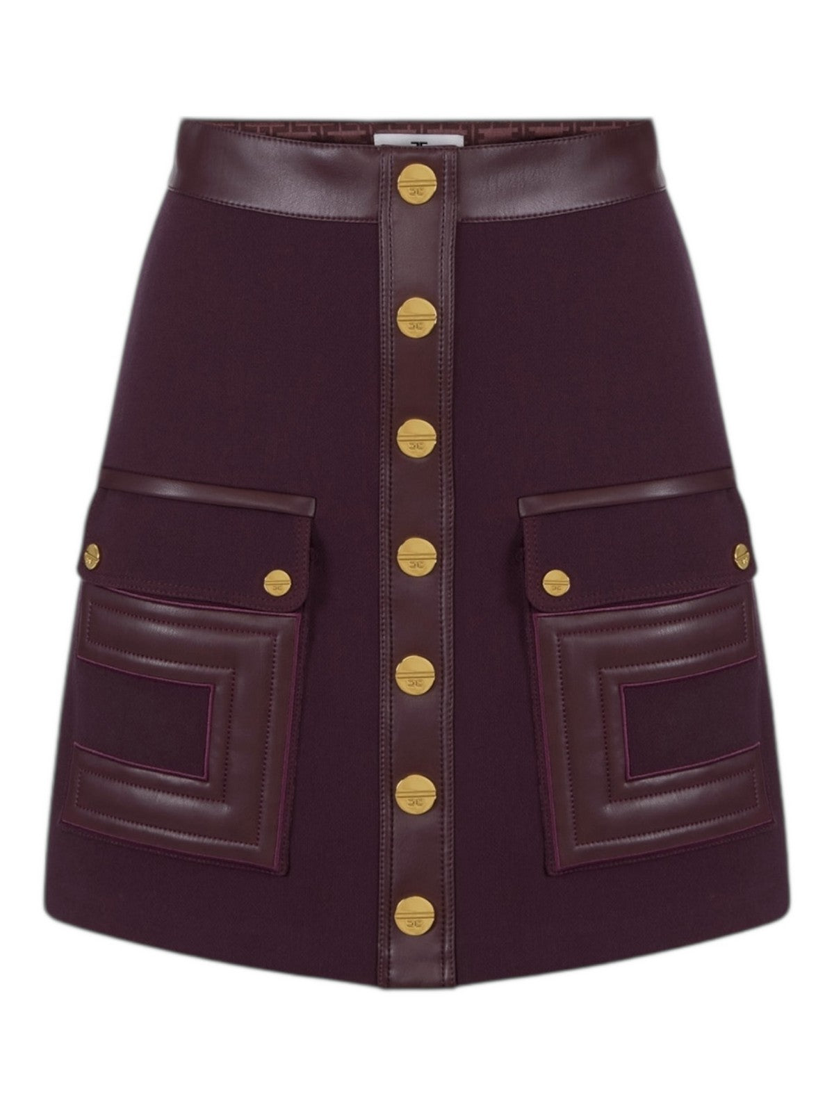ELISABETTA FRANCHI Women's skirt Go12057E2 EA4 Merlot