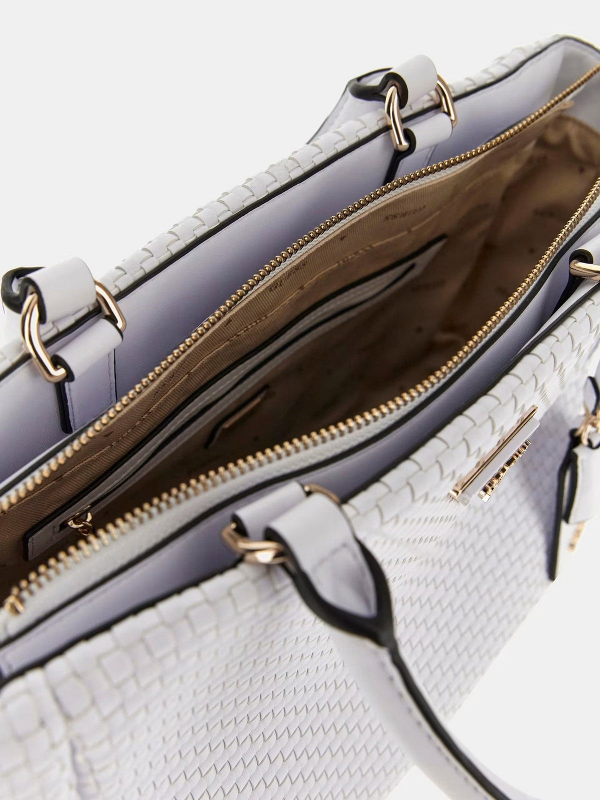 GUESS Borsa Donna Emelda Crossbody Top HWWG92 19060 WHI Bianco gioboutiqueweb