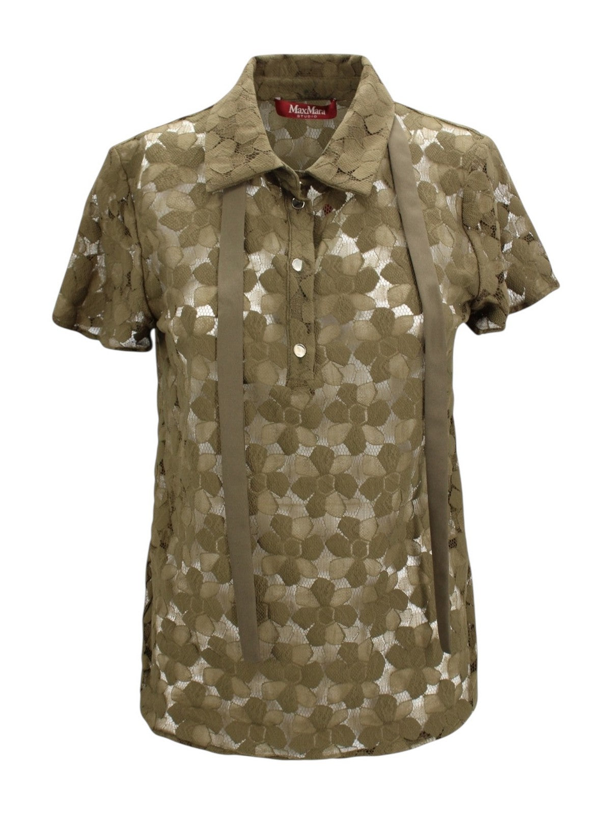 MAX MARA T-shirt Donna MSTVELLO 2616941011600 001 VERDE KAKI