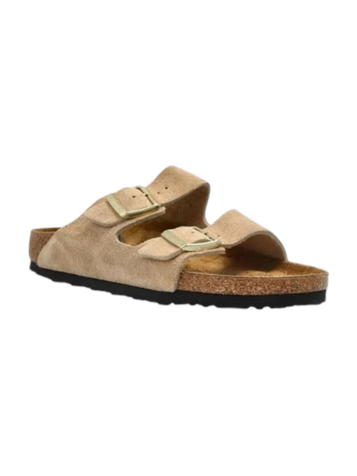 BIRKENSTOCK Sandalo Donna Arizona sandcastle, Suede Leather 1029260 Beige