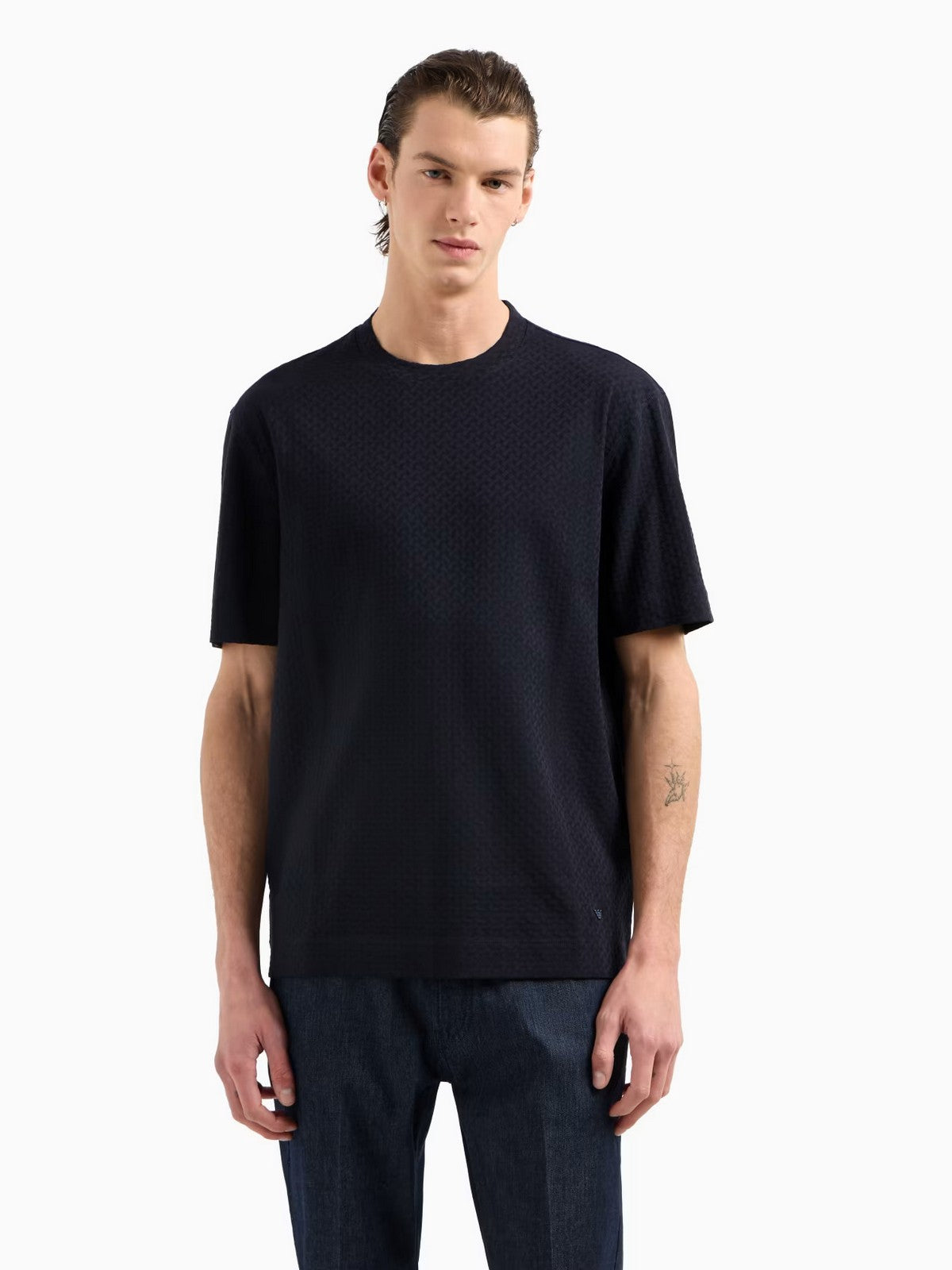 EMPORIO ARMANI T-shirt Uomo EM001289 AF10762 FB257 Blu gioboutiqueweb