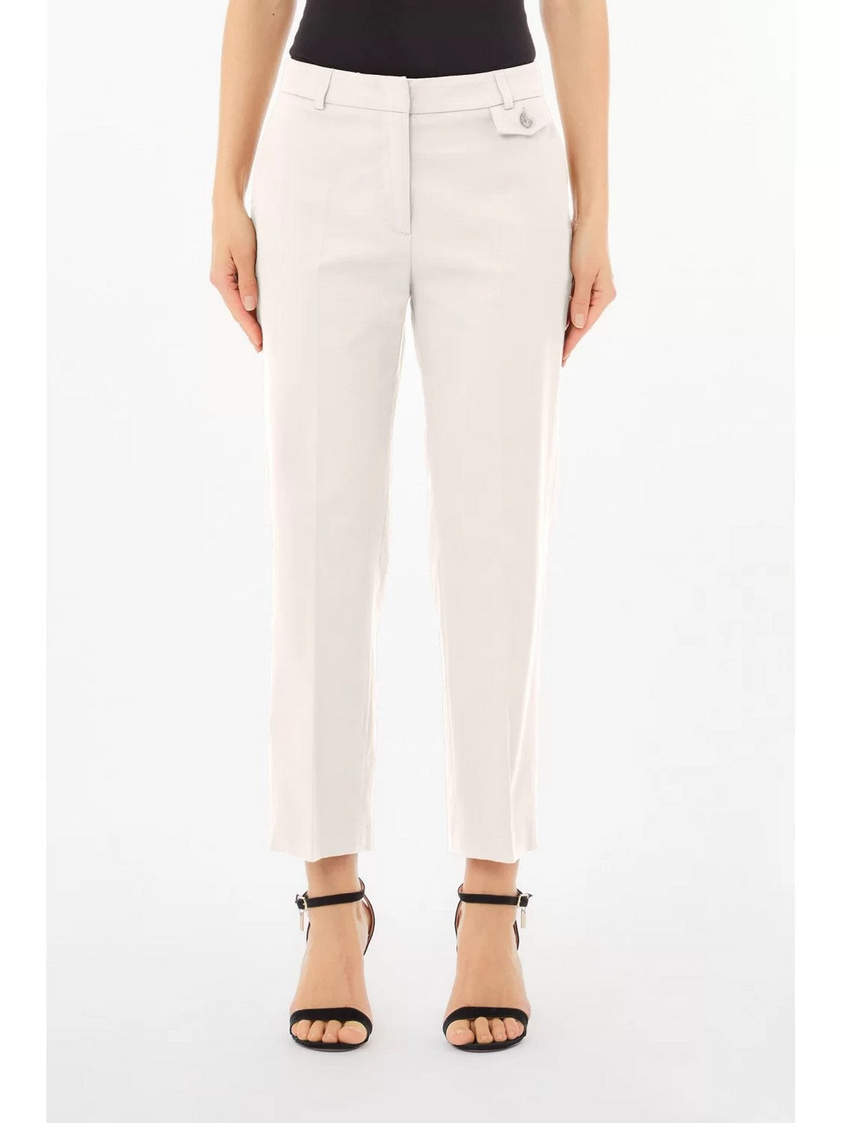 LIU JO BLACK Pantalone Donna CA5344T4691 X0256 Bianco gioboutiqueweb