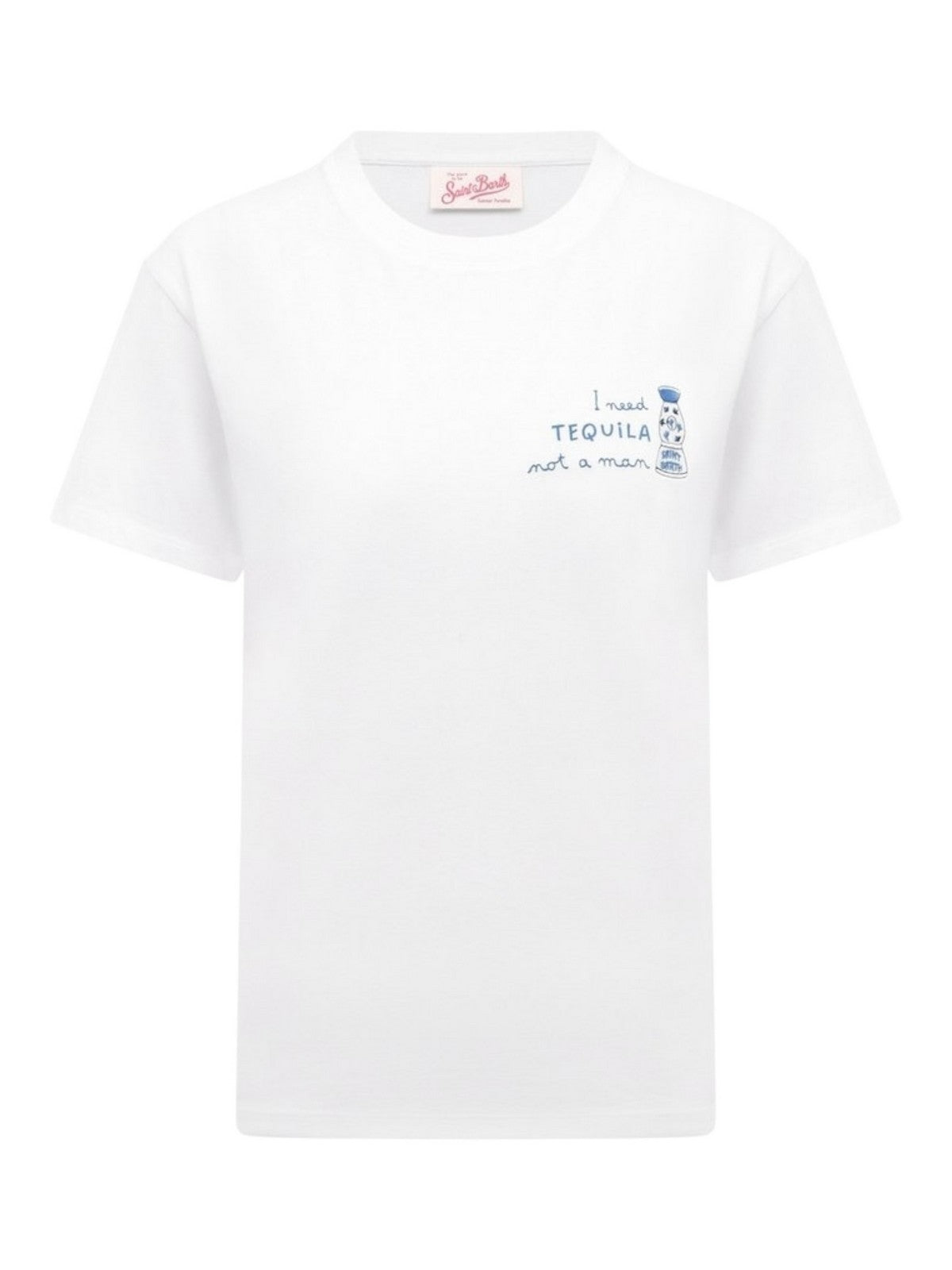 MC2 SAINT BARTH T-Shirt e Polo Donna EMILIE 05767F TEQUILA NOT MAN 01 EMB gioboutiqueweb