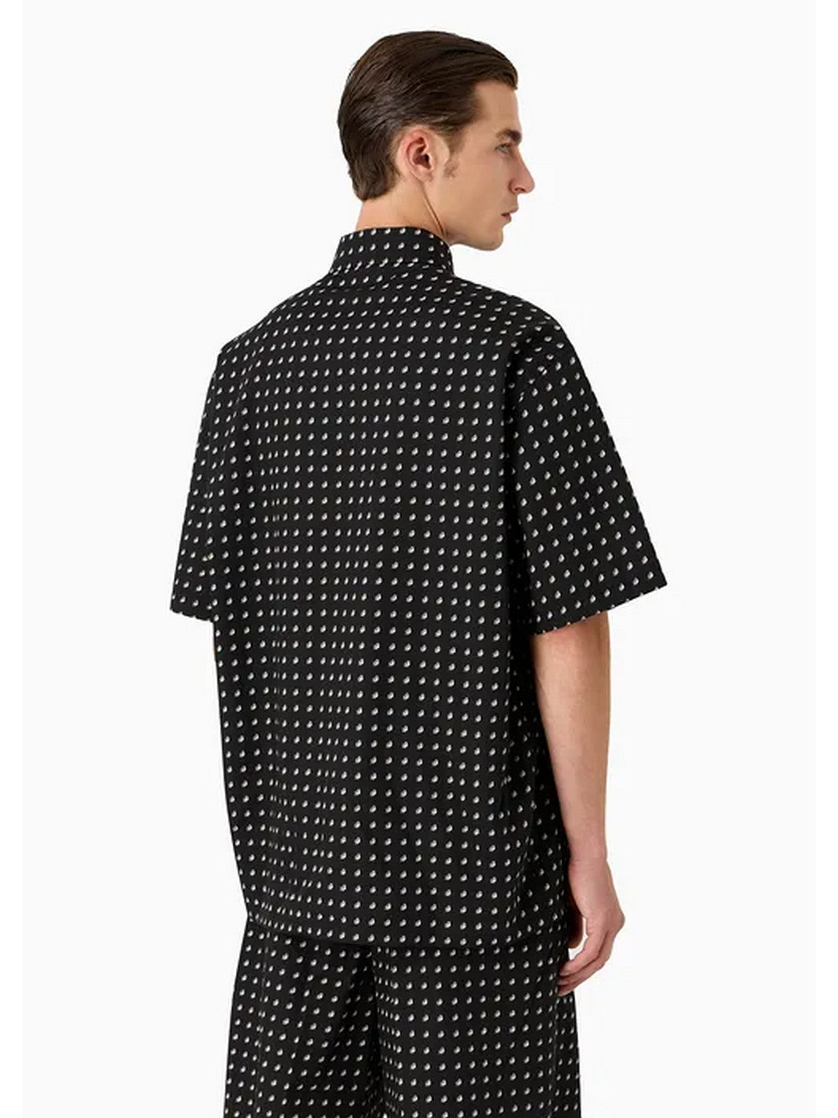 EMPORIO ARMANI Camicia Uomo 3D1CG7 1NRDZ F013 Nero gioboutiqueweb