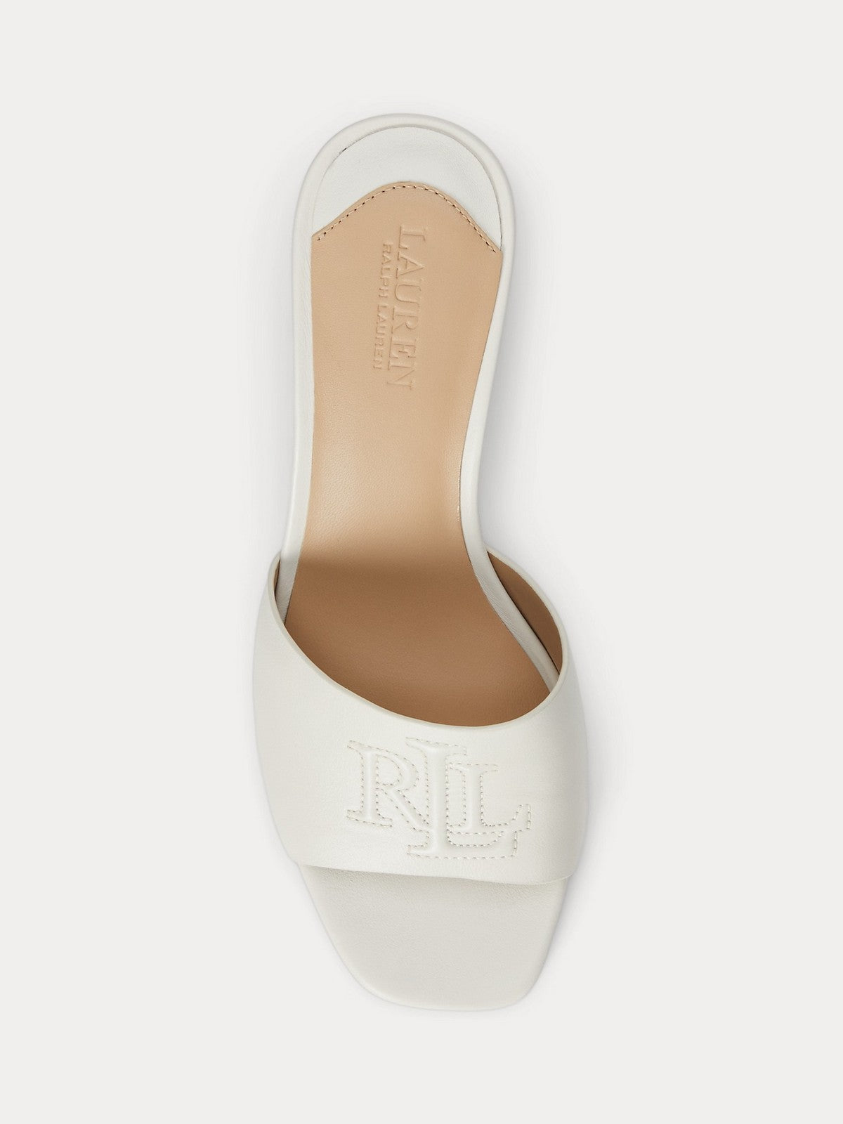 LAUREN RALPH LAUREN Sandalo Donna EVERLEY HEEL 802967764 001 SOFT WHITE