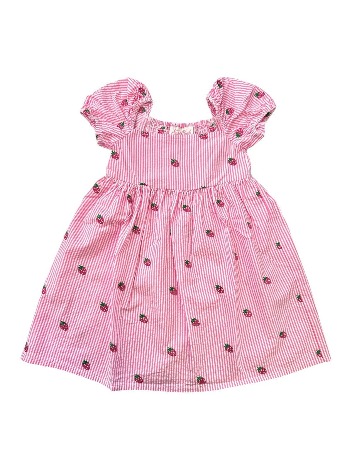 MC2 SAINT BARTH Abito Bambine e ragazze NARA 04701H COTTON STRAWBERRY 21 gioboutiqueweb