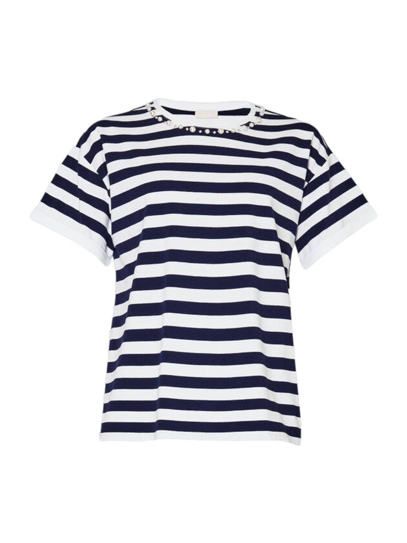 T-shirt White Liu Jo et femme Pole M4330J4698 C3407 White