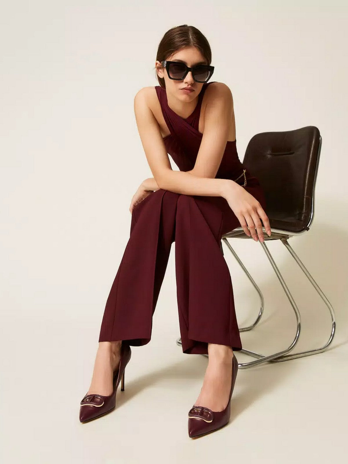 TWINSET Décolleté Donna OVAL T 252TCP032 05609 WINETASTING