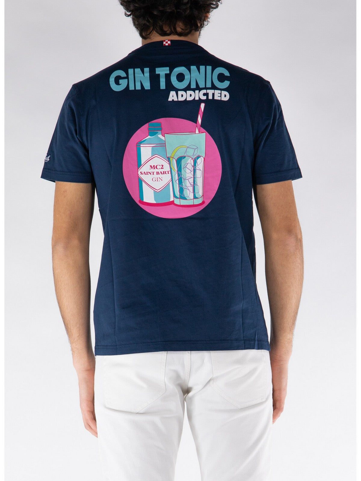 MC2 SAINT BARTH T-Shirt e Polo Uomo TSHIRT MAN 04043F Blu gioboutiqueweb