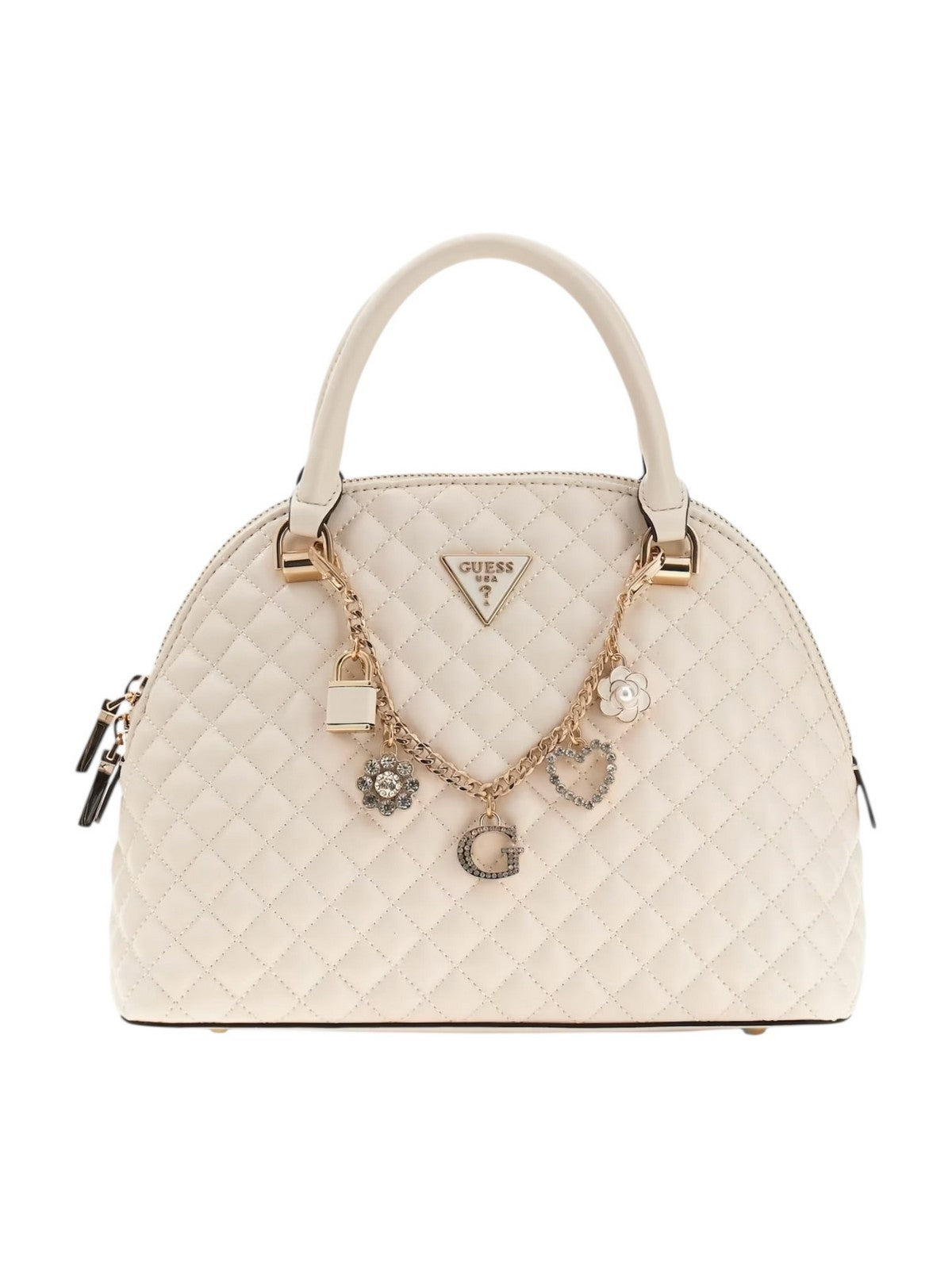 GUESS Borsa Donna EVERLEE DOME SATCHEL HWEG86 79050 OFF off white