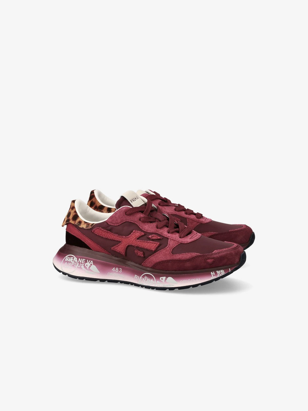PREMIATA Sneaker Donna LAURYN VAR 7789 BURGUNDY