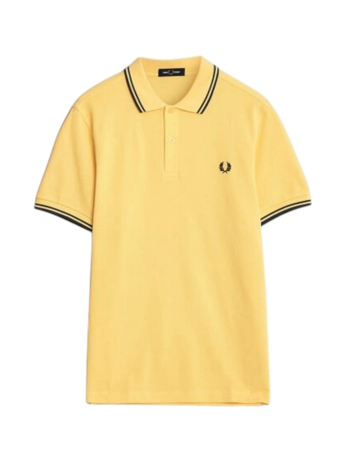 FRED PERRY Polo Uomo FP TWIN TIPPED FRED PERRY SHIRT FP-M3600P-57 06B LMNBRLY/TNSBLUE