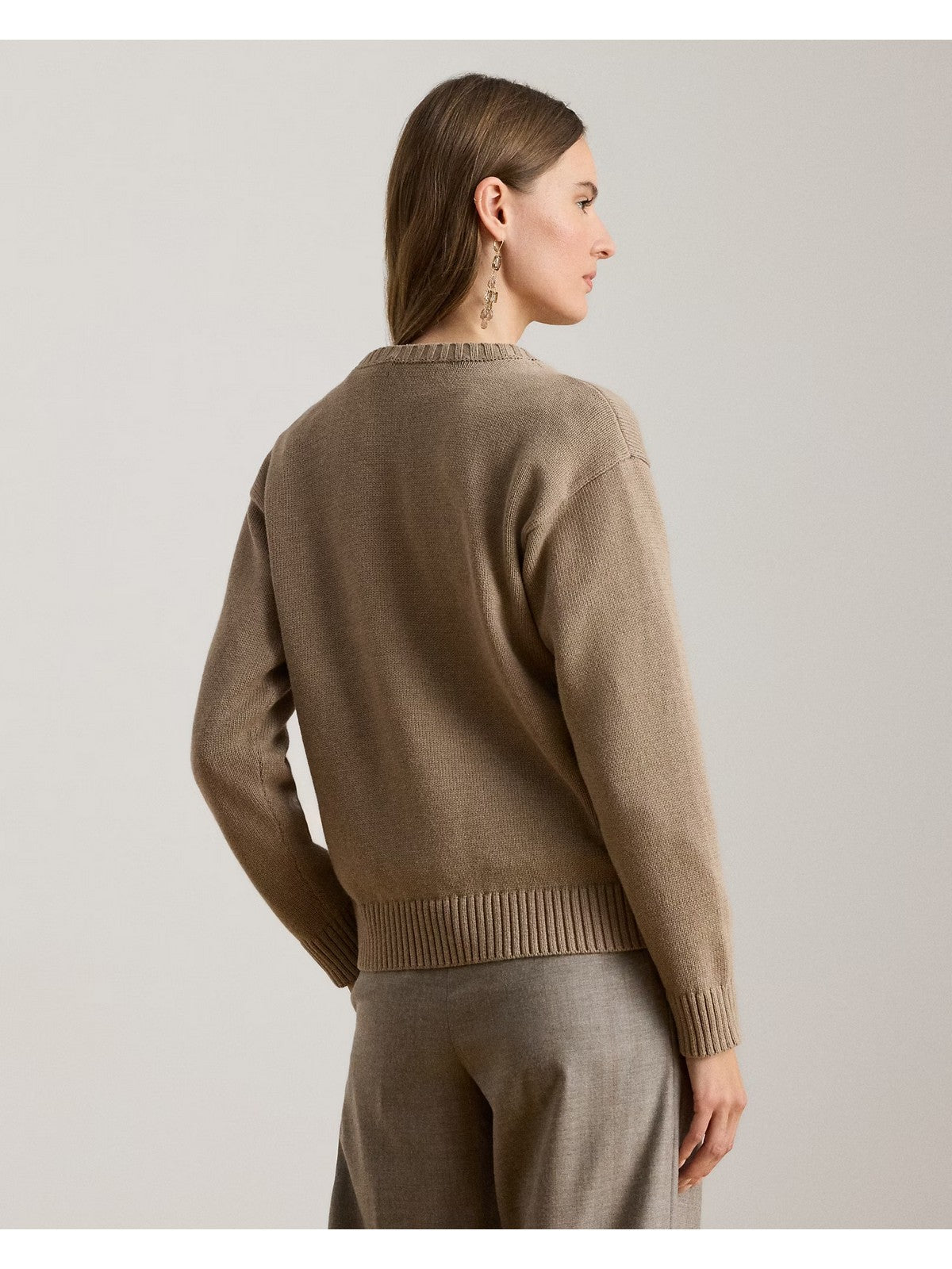 LAUREN RALPH LAUREN Maglione Donna RIEDNEE-LONG SLEEVE-PULLOVER 200979654 001 ADIRONDACK HEATHER MULTI