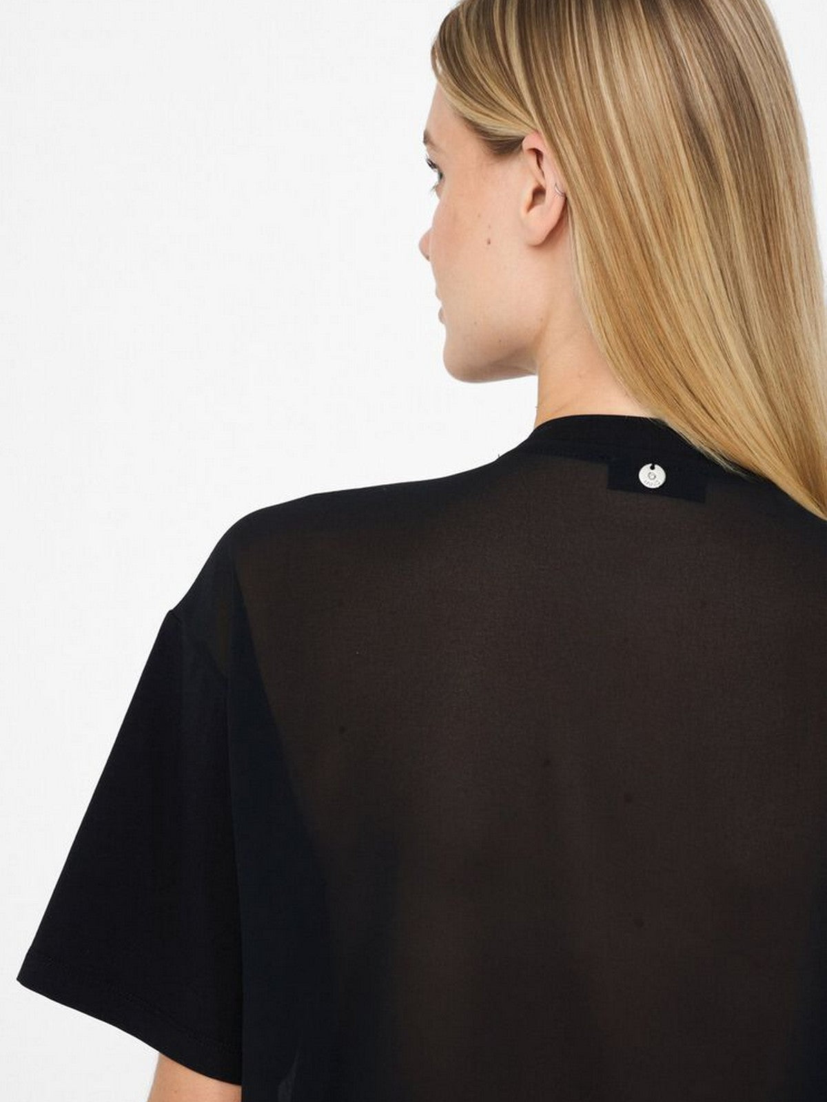 LIU JO BLACK T-shirt Donna CF5063J0088 22222 Nero