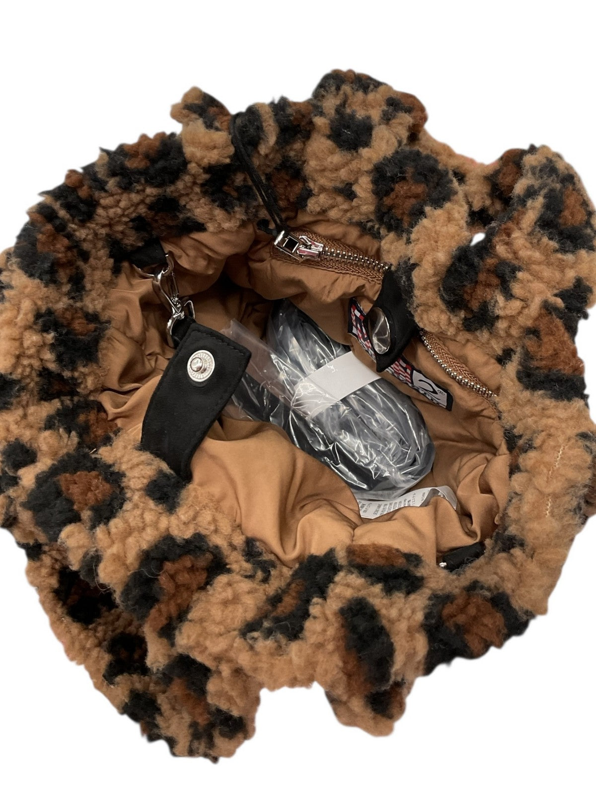 MC2 SAINT BARTH Borsa Donna VANITY MINI TEDDY 01475I LEOPARD 1218 EMB