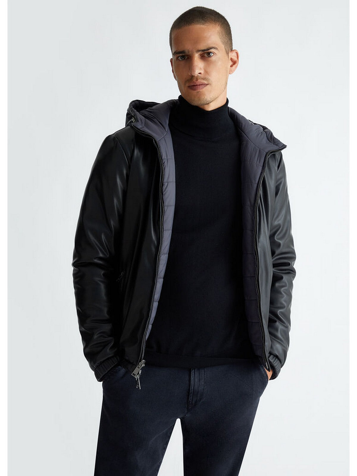 LIU JO UOMO Giubbino Uomo QF4096E0924 22222 Nero gioboutiqueweb