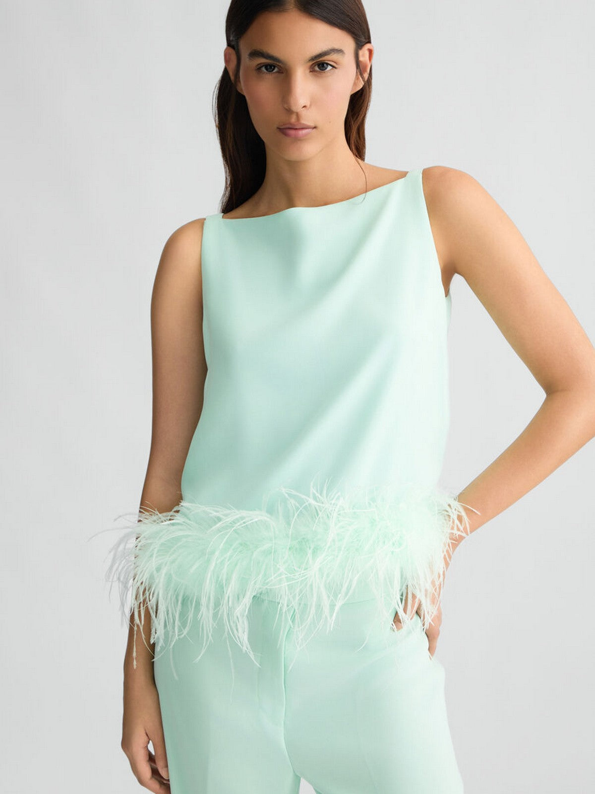 LIU JO BLACK Top Donna CA5318T3970 X0687 Verde