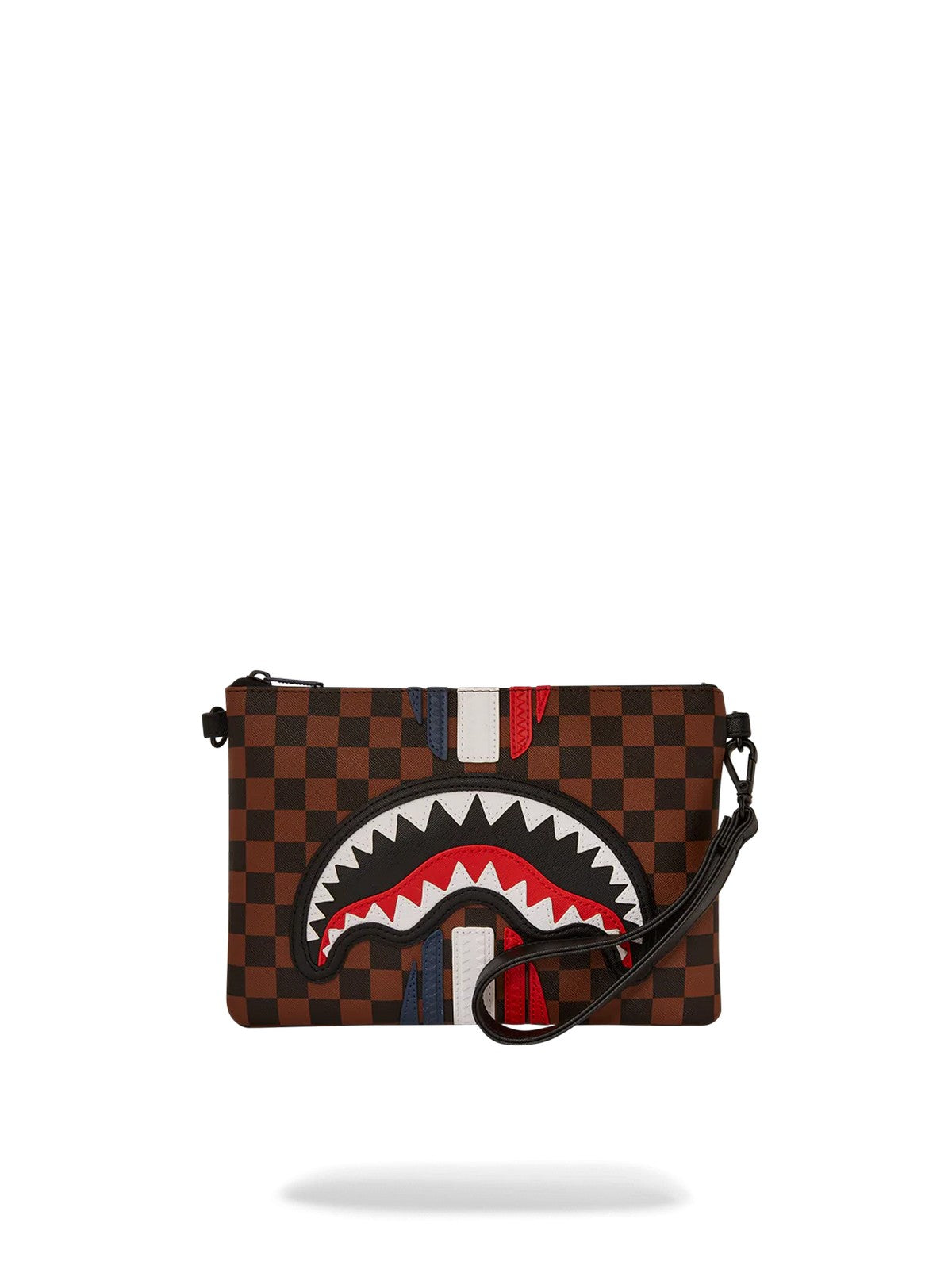 SPRAYGROUND Pochette Uomo MACHINE FRANCAISE POUCHETTE 910B7493NSZ Marrone gioboutiqueweb