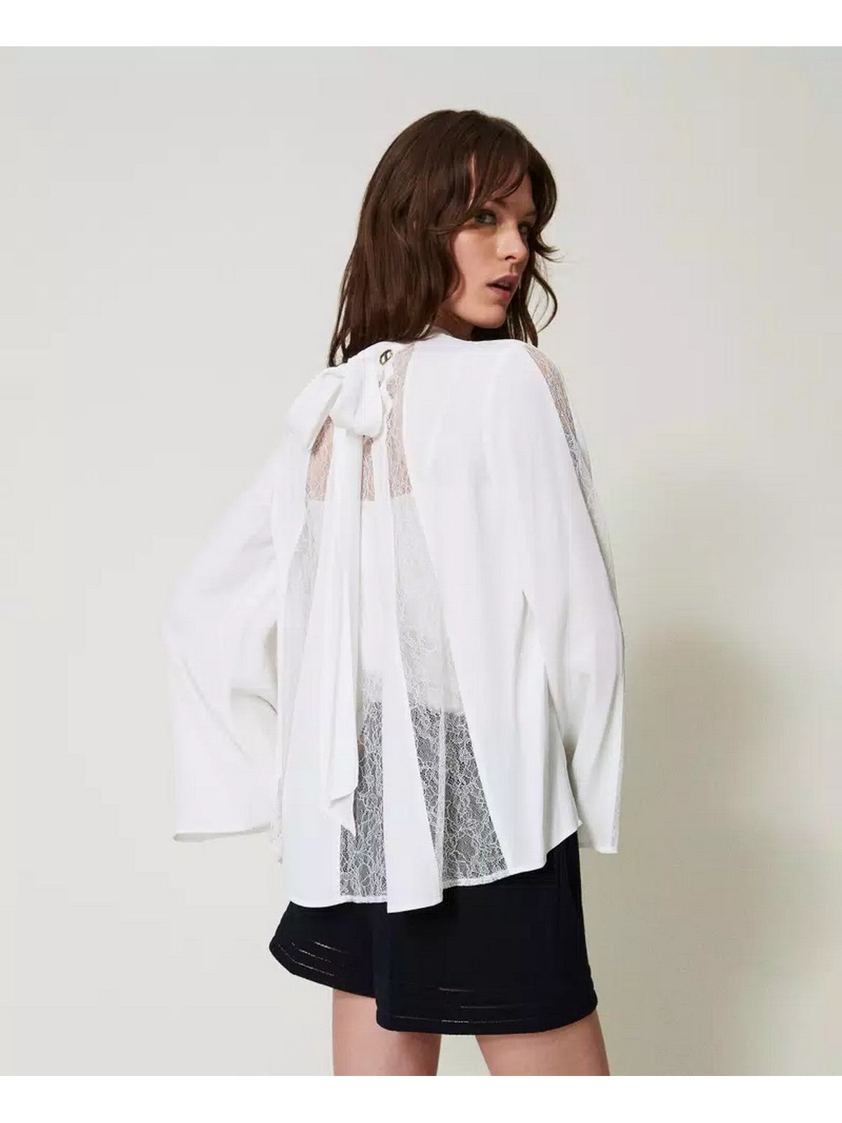 TWINSET Blusa Donna 251TP2413 00282 Bianco gioboutiqueweb