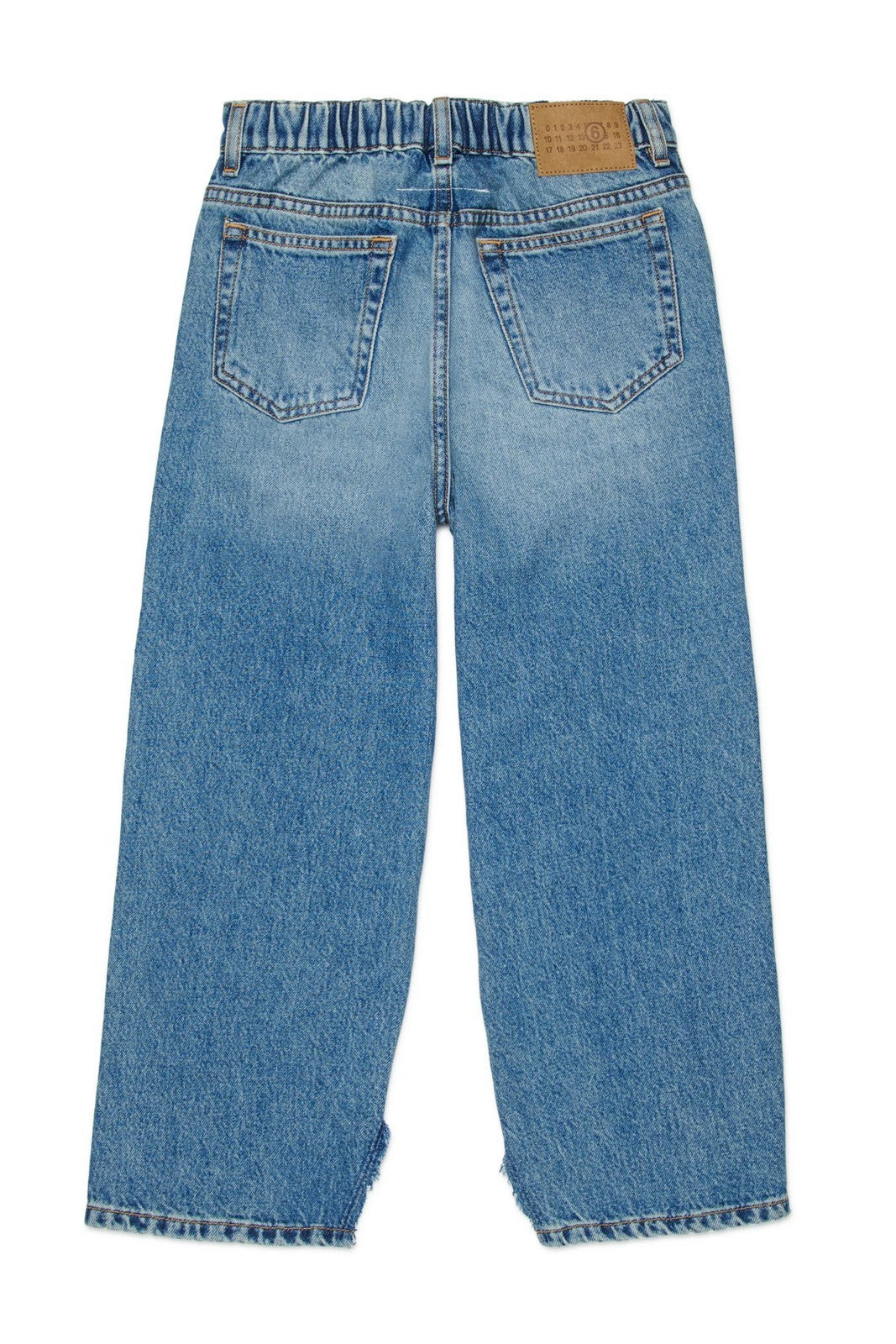 MM6 Jeans Unisex bambino M60452 MM06V M601 BLUE DENIM