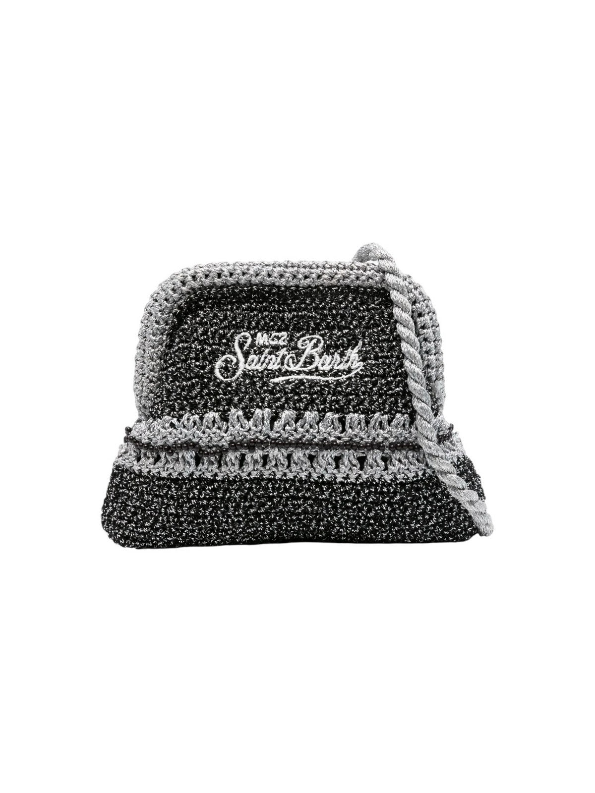 MC2 SAINT BARTH Borsa Donna CROCHET POUCH N 00894L NERO