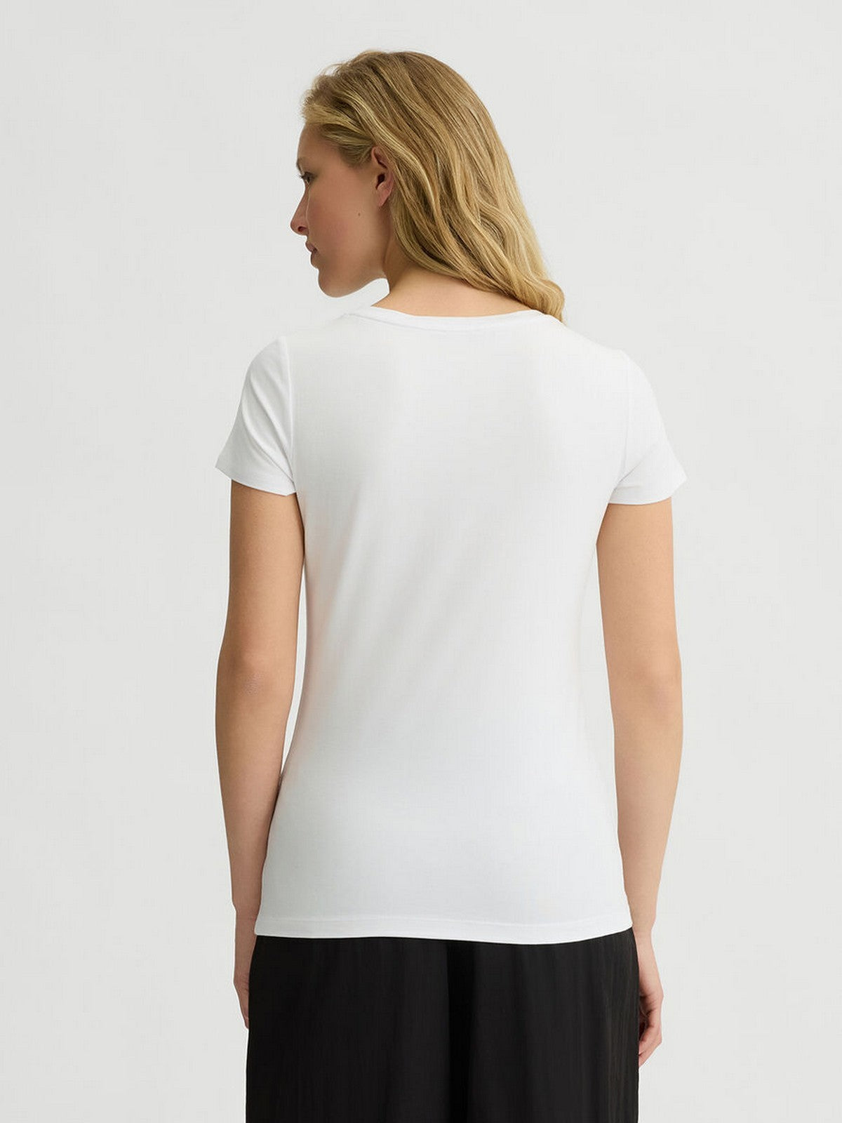 LIU JO BEACHWEAR T-shirt Donna VA5156JS360 M9204 Bianco/pearl gioboutiqueweb