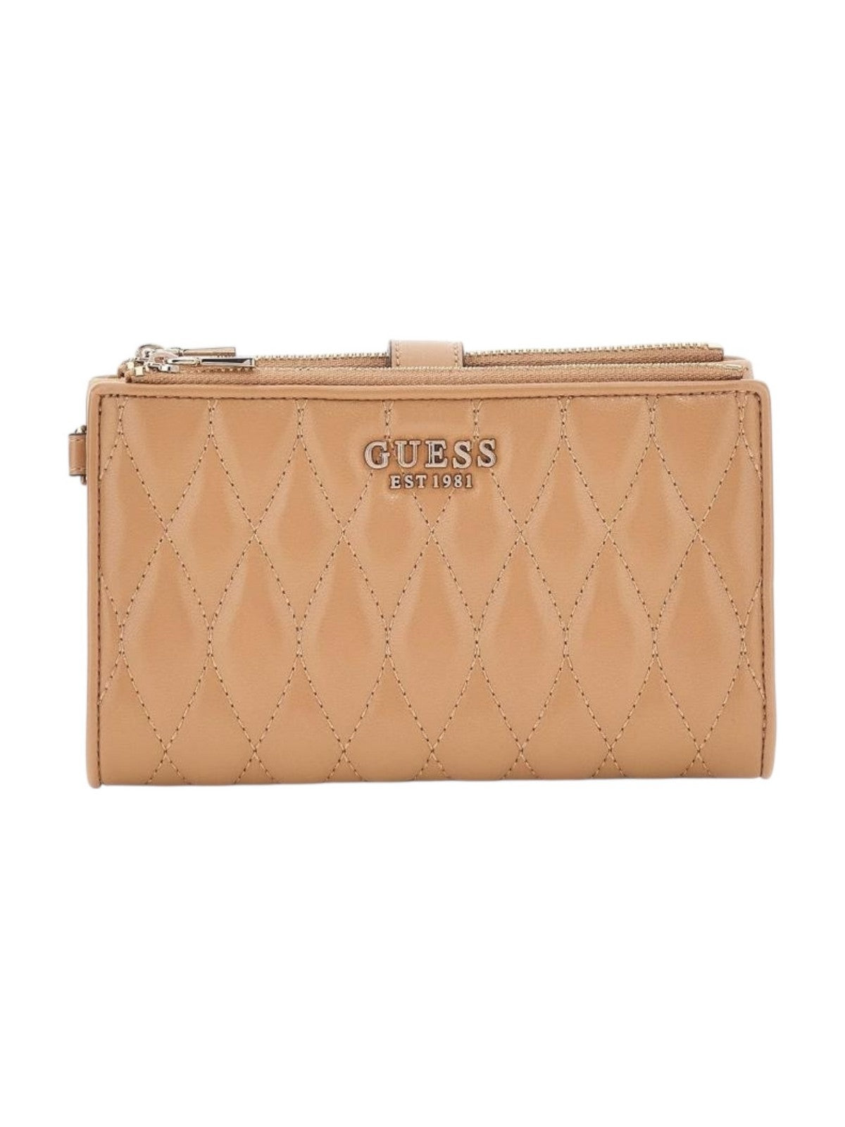 GUESS Portafoglio Donna VALLA SLG DBL ZIP ORGANIZER SWQG81 22157 BEI Beige