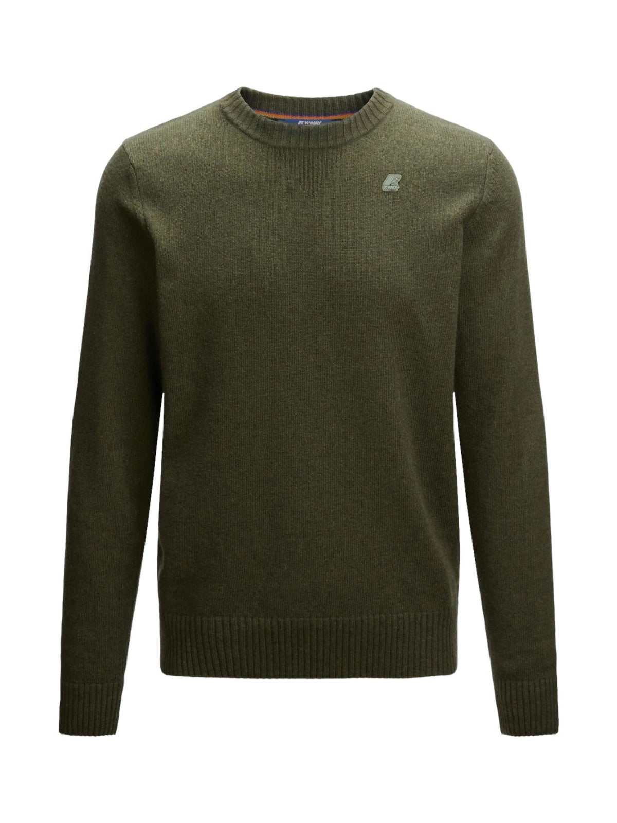 K-WAY Maglione Uomo Sebastien lambswool K2112PW WMR Verde gioboutiqueweb