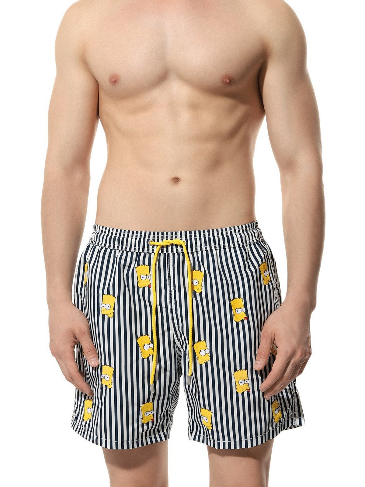 Mc2 Saint Barth Bathroom Costume Men Gustavia Embroidary 02030f Blue