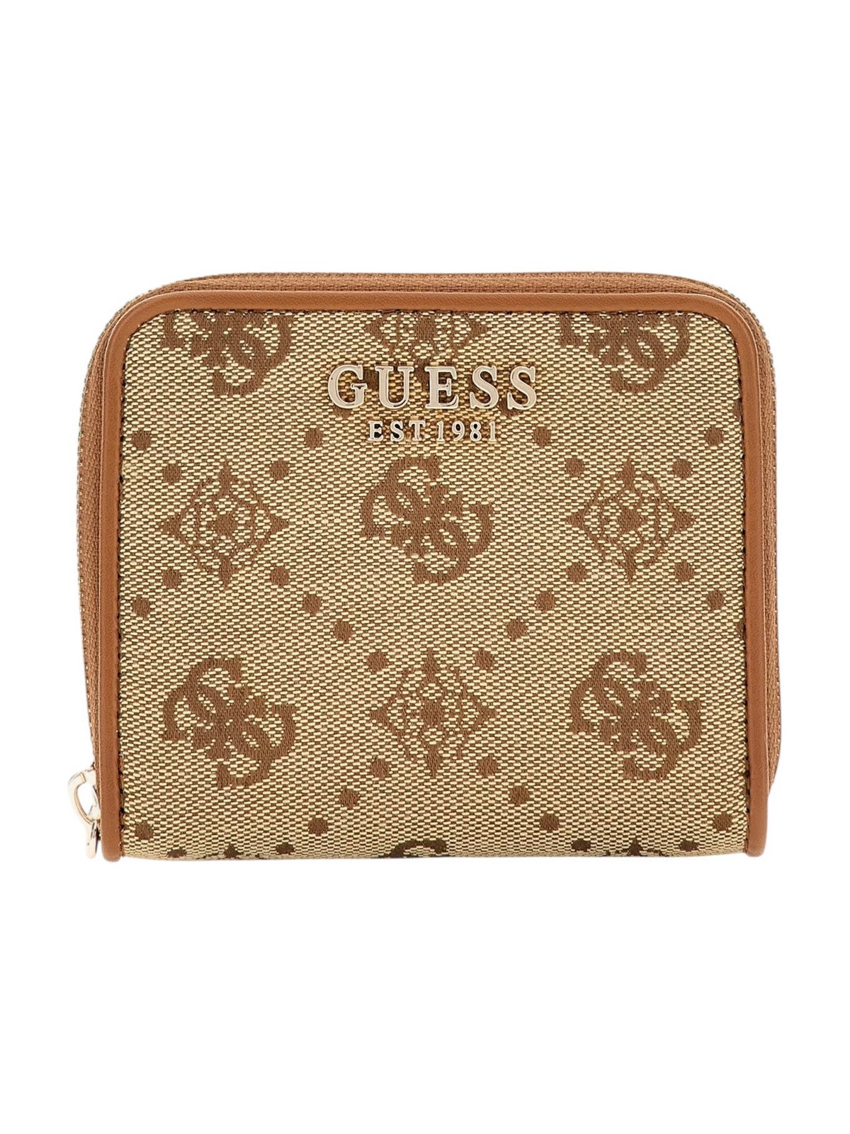 GUESS Portafoglio Donna NEDA SLG SMALL ZIP AROUND SWJP96 54137 LTL LATTE LOGO