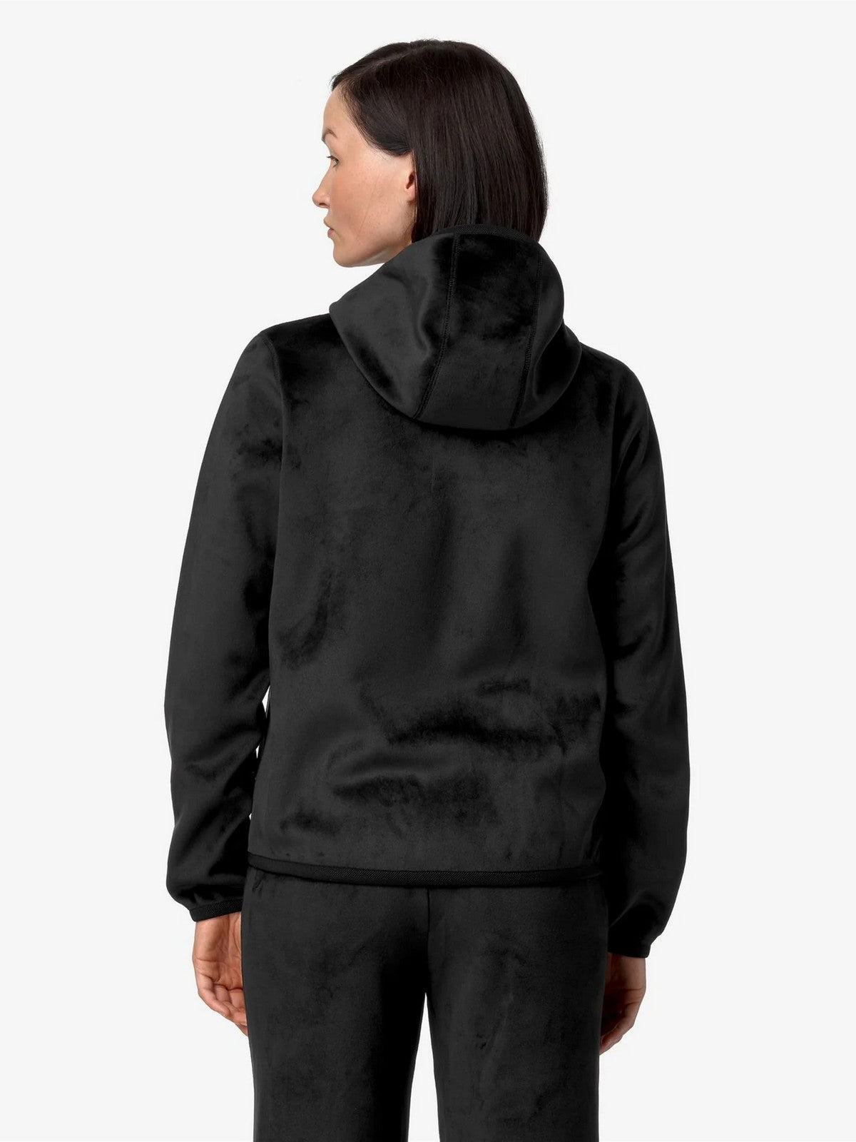 K-Way Way's Lily Velor Polar Double K8138NW Ava Black Jacket