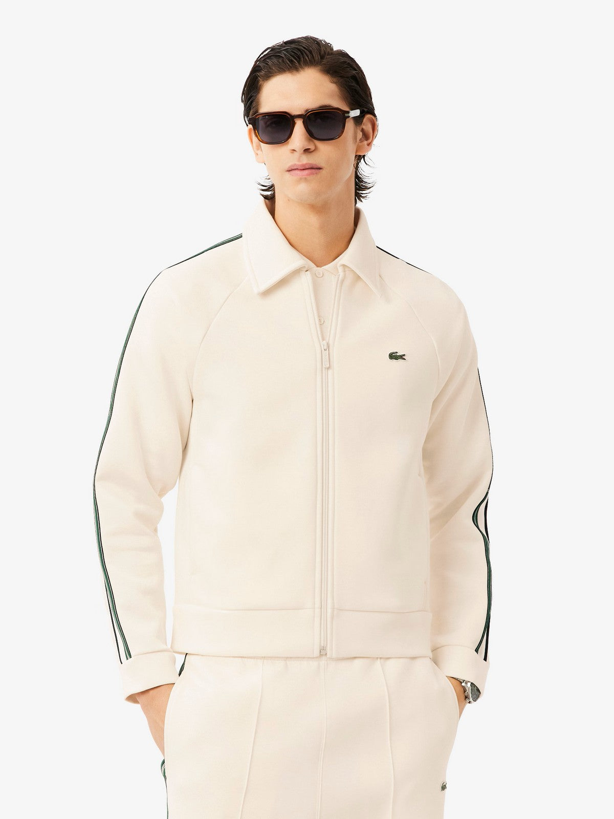 LACOSTE Felpa Uomo SH5927 XFJ Beige