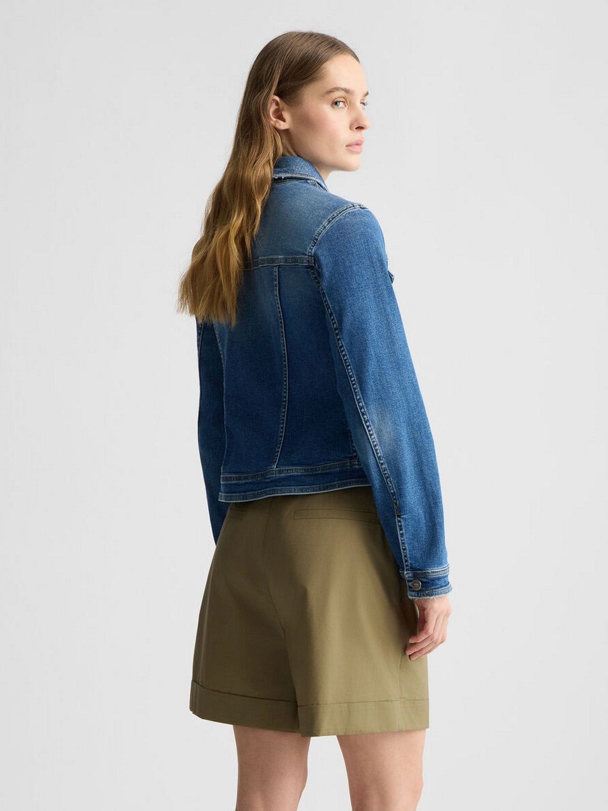 LIU JO BLUE DENIM Giubbino Donna UA5046DS615 78849 Blu gioboutiqueweb