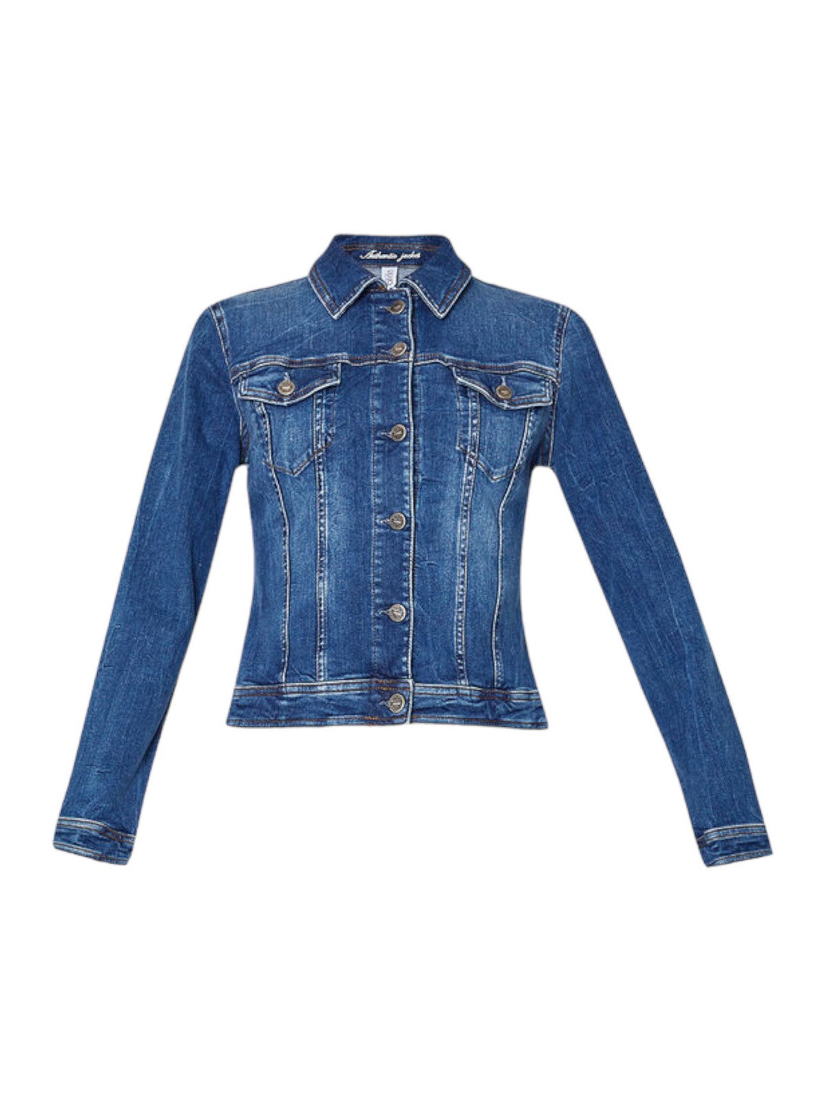 LIU JO BLUE DENIM Giubbino Donna UA4046D4615 78701 Blu gioboutiqueweb