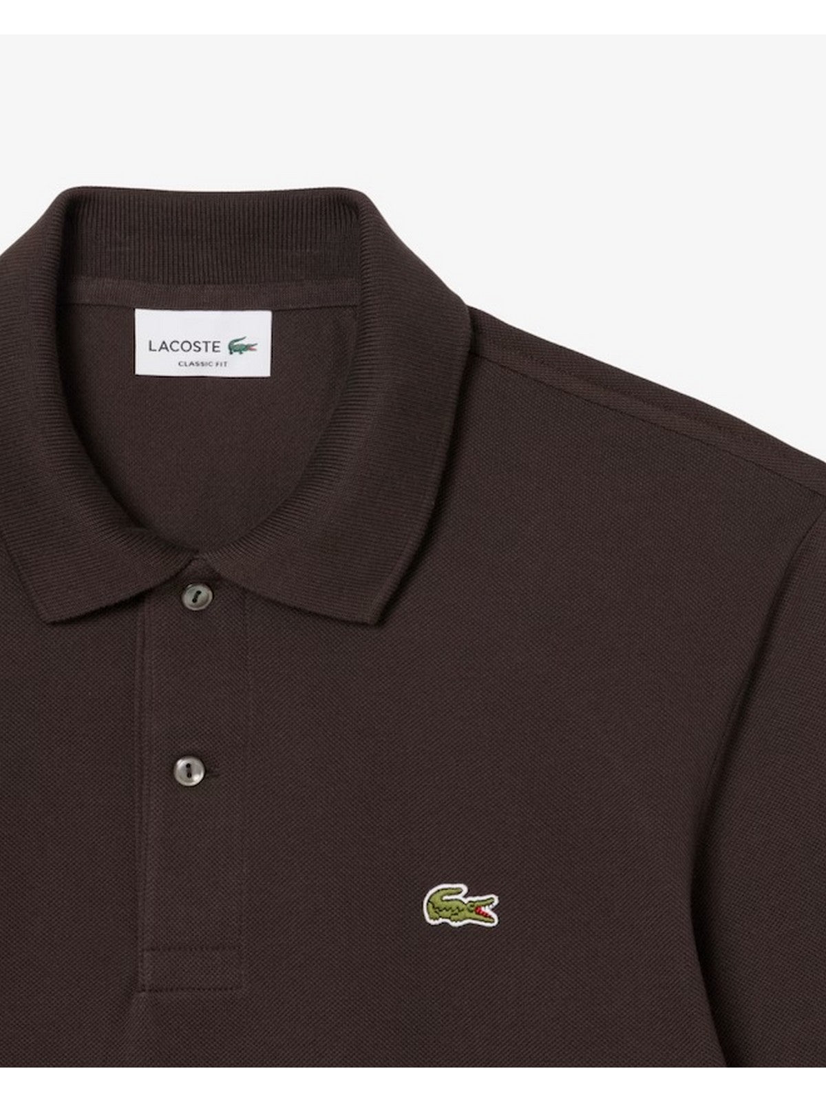LACOSTE Polo Uomo L1312 SKB Marrone gioboutiqueweb