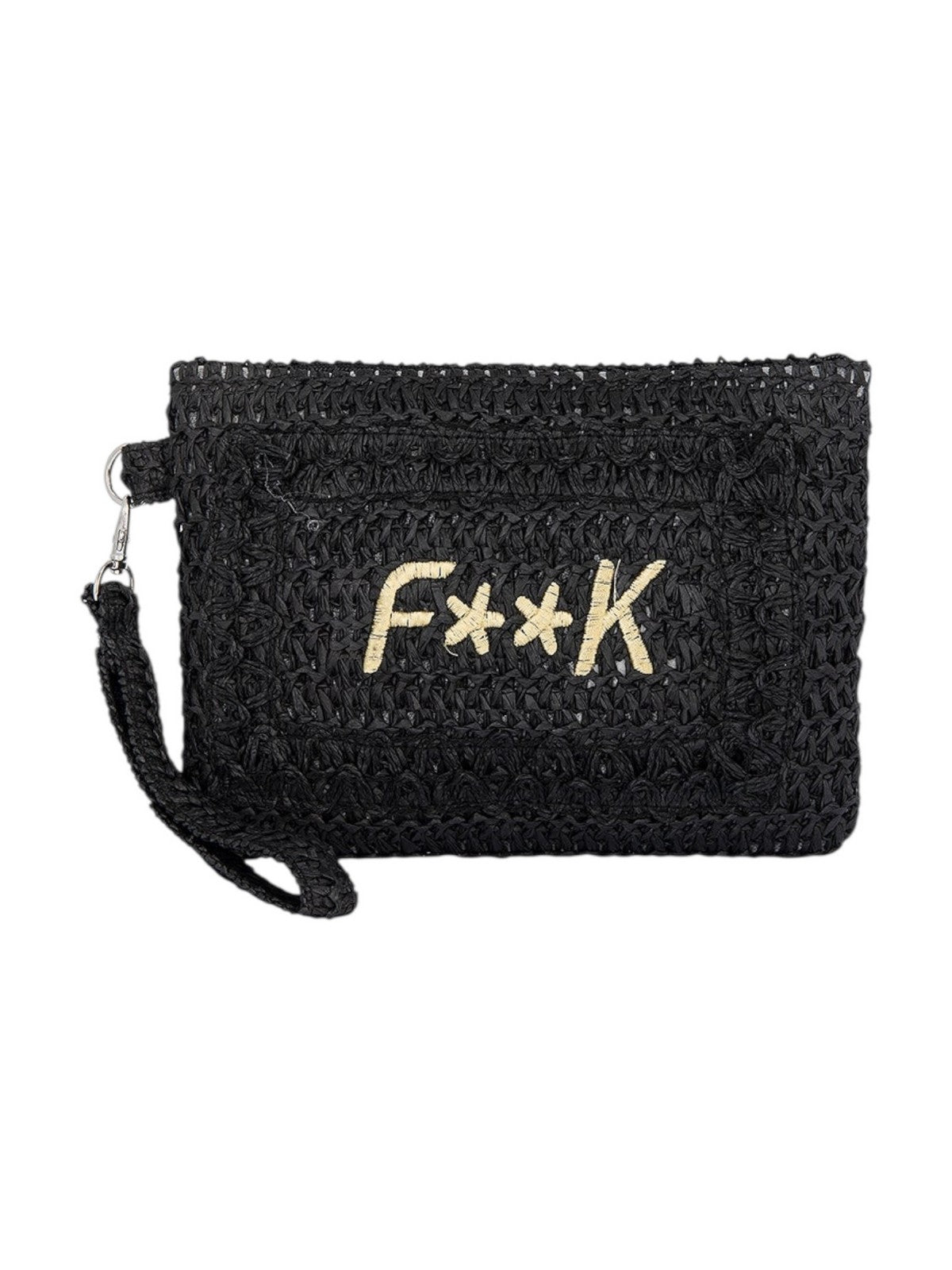 F**K Pochette Donna FA25-A059BK BLACK gioboutiqueweb