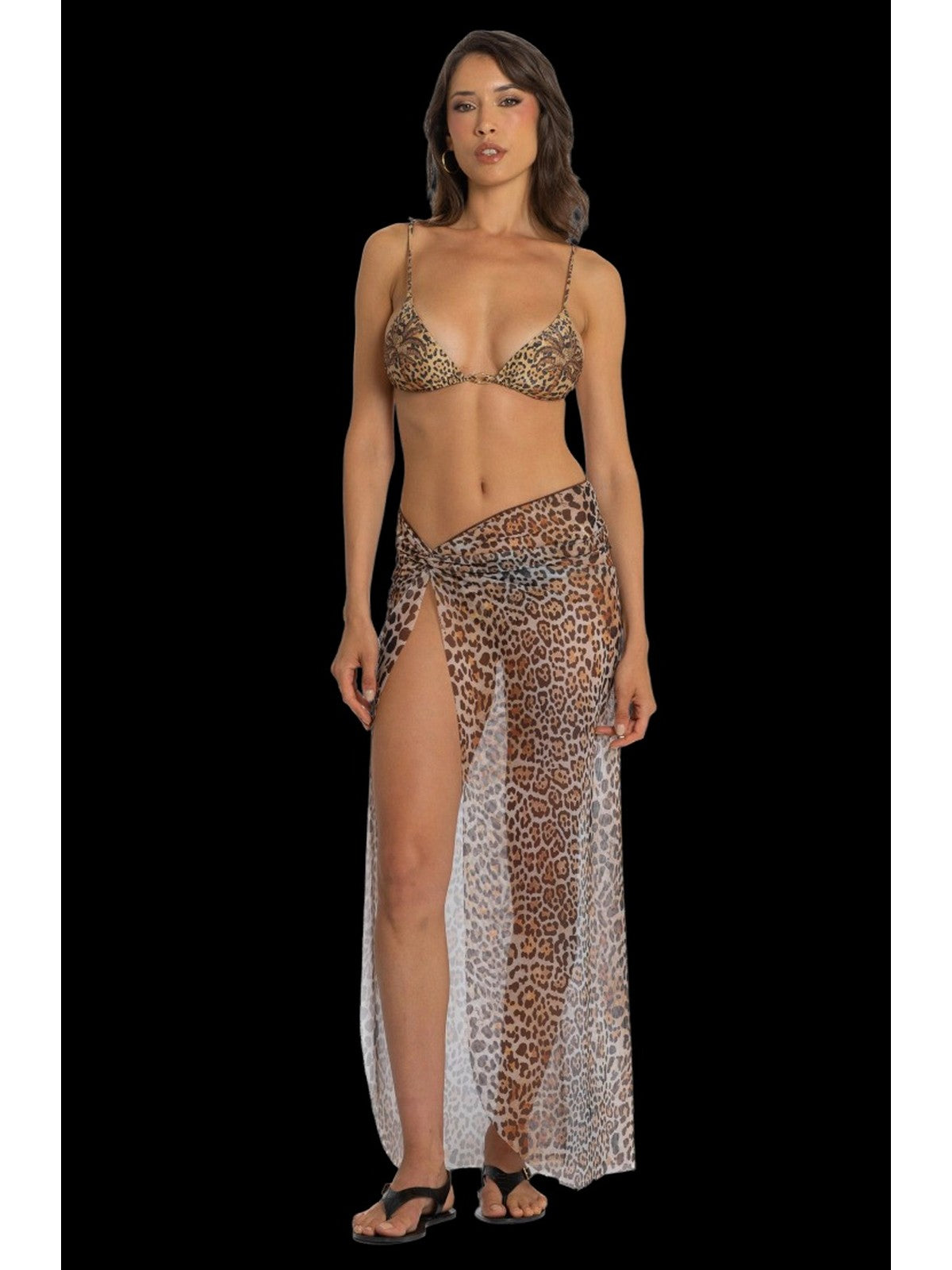 PIN-UP STARS Pareo Donna PG086GO 009 Marrone
