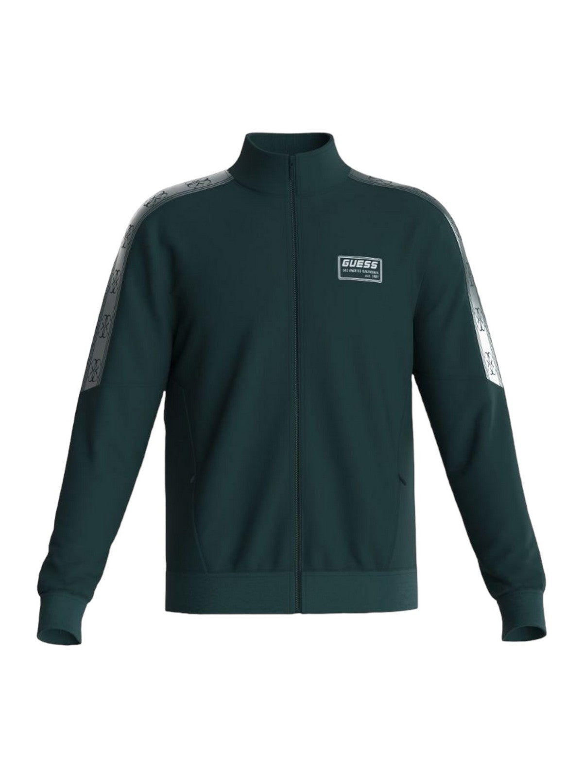 Guess Sport Sweatshirt Gaston Full Zip Swea Z4RQ00 Kbo62 G8J3 green