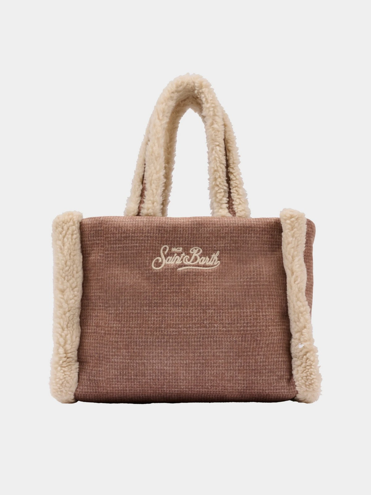 MC2 SAINT BARTH Borsa Donna COLETTE SHEARLING 00285I PIED DE POULE 19 EMB