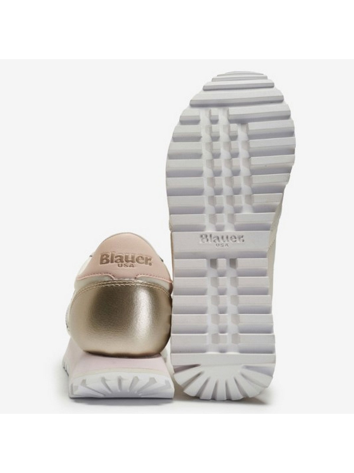 Blauer Sneaker femme Millen01 S4millen01 / lem Creat / GLD Beige