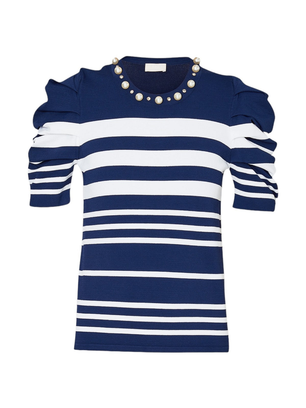 T-shirt White Liu Jo et femme Pole M4134MS52N C3391 Bleu