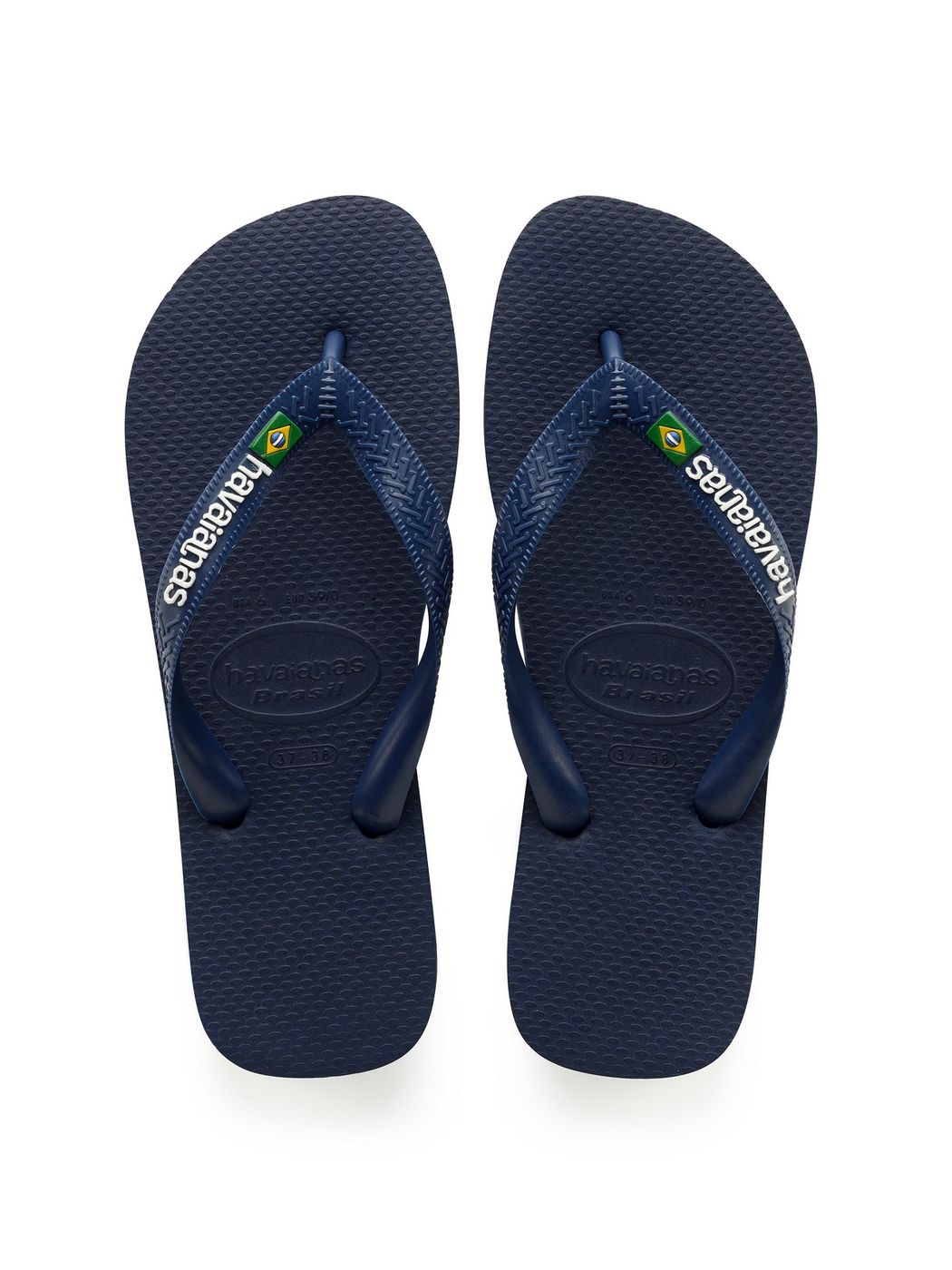 HAVAIANAS Infradito Unisex adulto Hav. Brasil logo 4110850.0555 Blu gioboutiqueweb