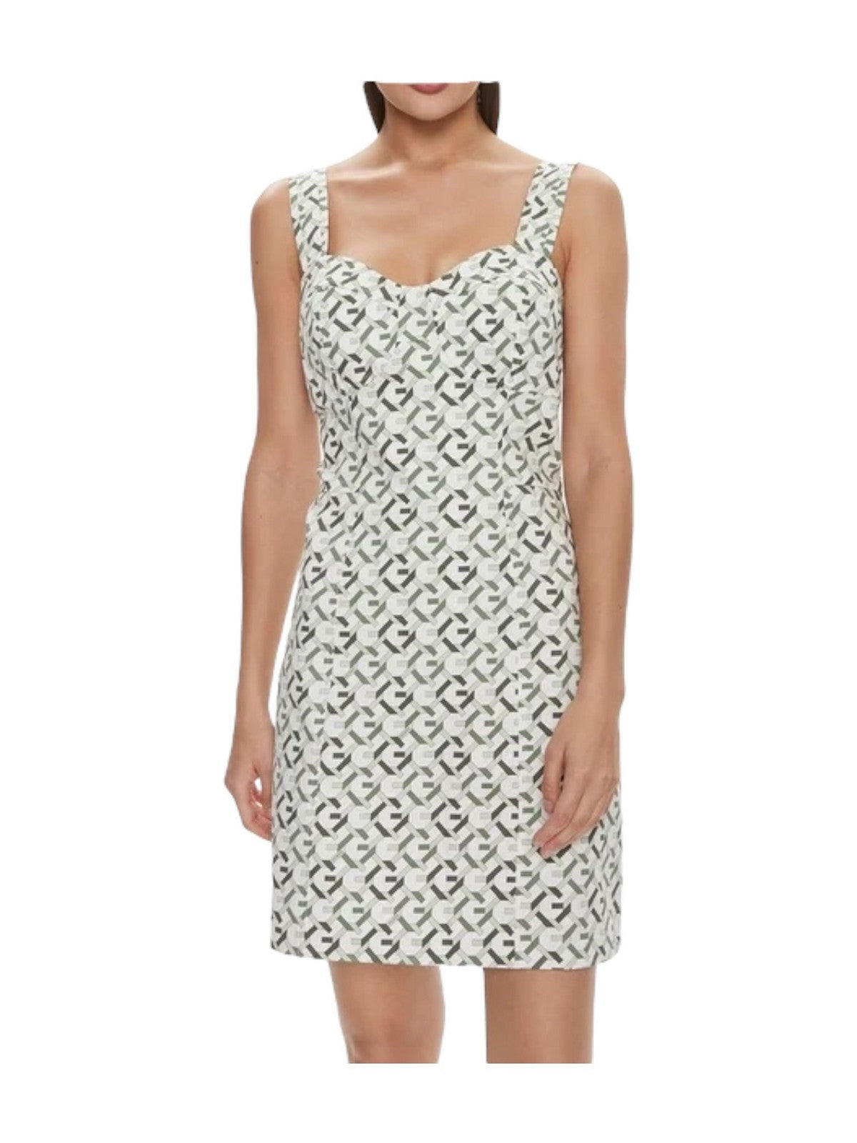 Guess Woman Dress SL Beatrice Stuctur W4RK19 WER10 P8BX green