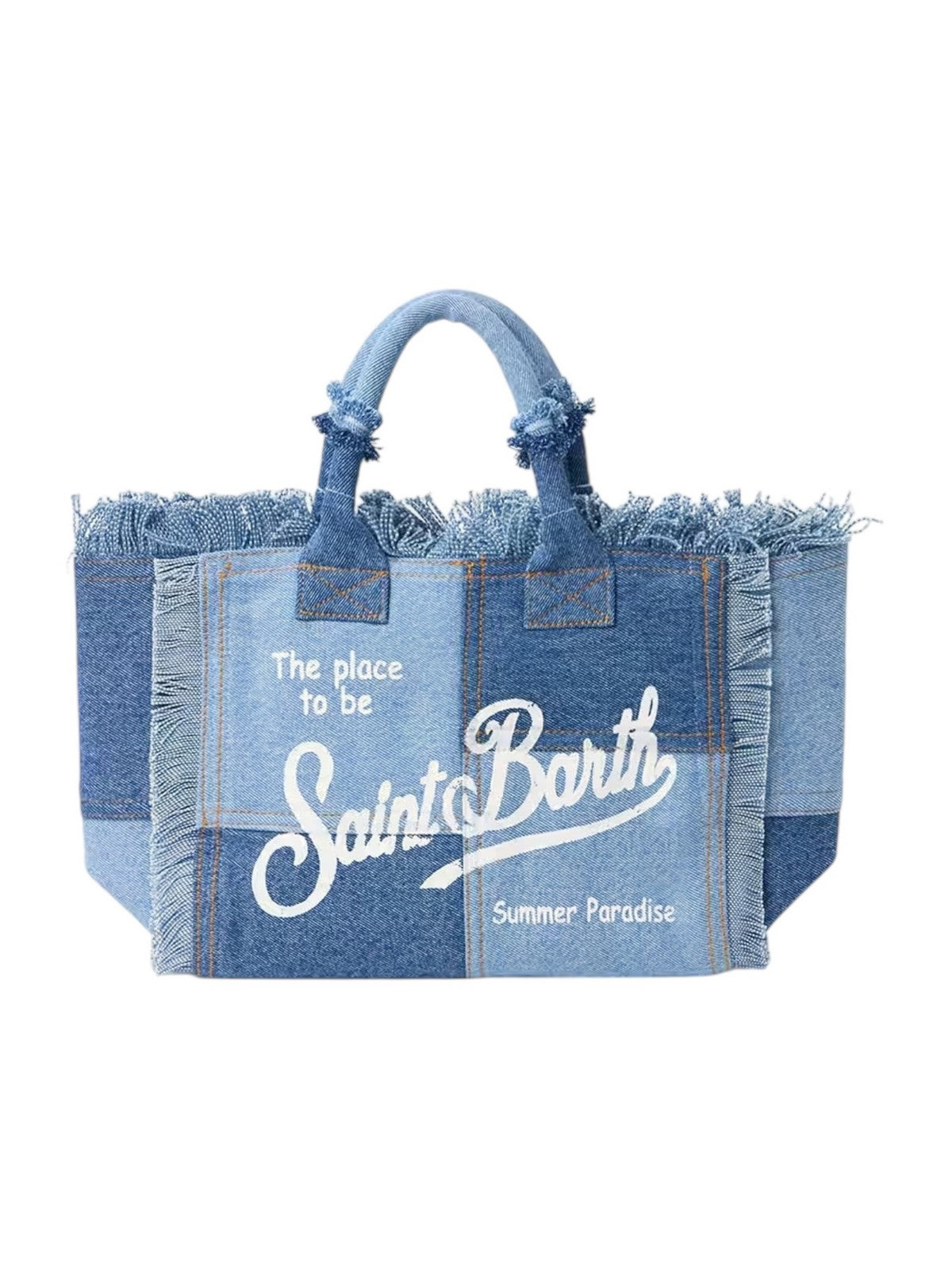 MC2 SAINT BARTH Borsa Donna COLETTE 04132H DENIM PATCHWORK gioboutiqueweb