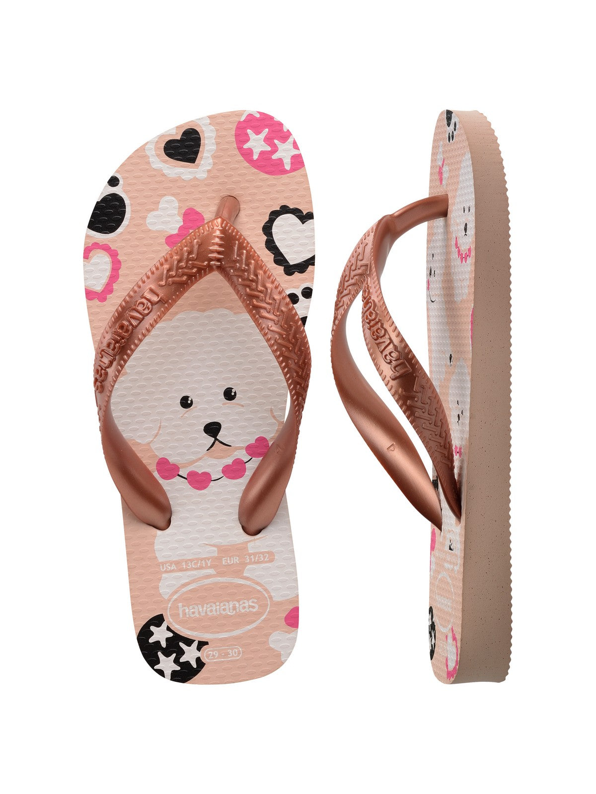 HAVAIANAS Infradito Bambine e ragazze Hav. kids Top Pets 4146823.3606 Rosa gioboutiqueweb