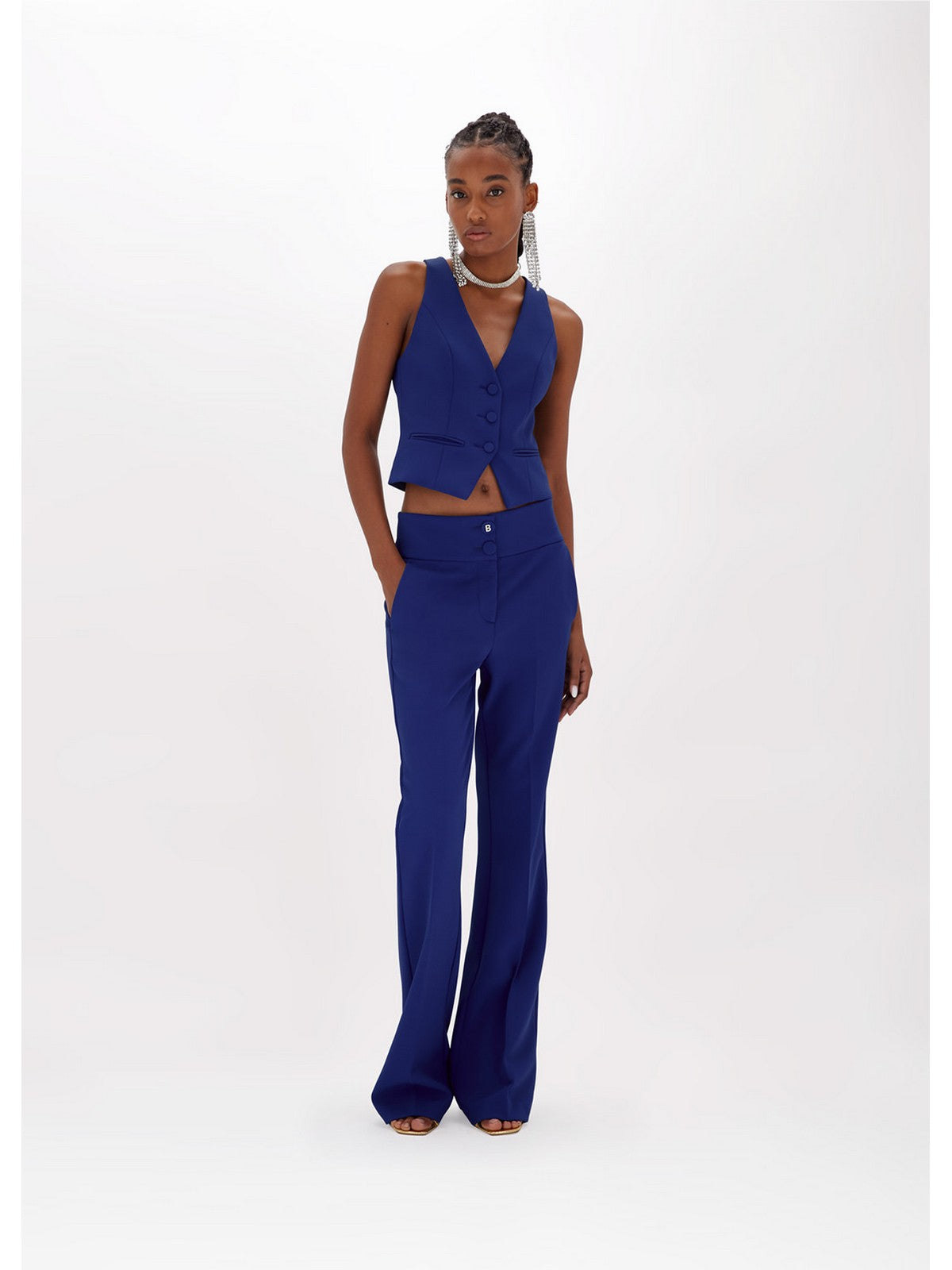 Blugirl Woman Pantallon RA4130T3191 93943 Bleu