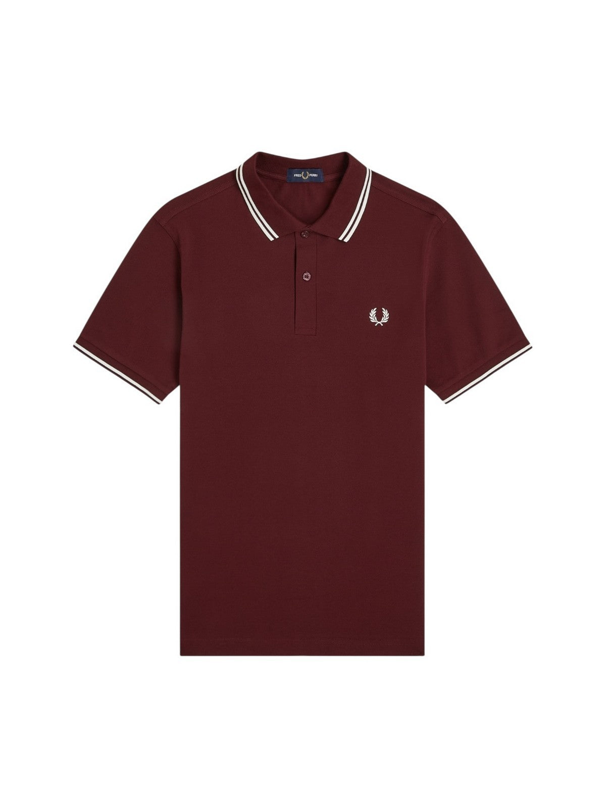 FRED PERRY Polo Uomo FP TWIN TIPPED FRED PERRY SHIRT FP-M3600P-57 597 OXBLOOD