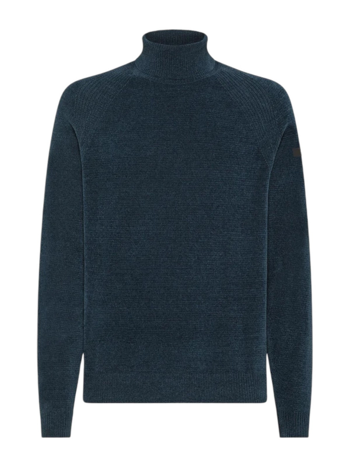 RRD Sweaten Dolcevita Man Velvet Turtleneck Knit W24133 62 Blue