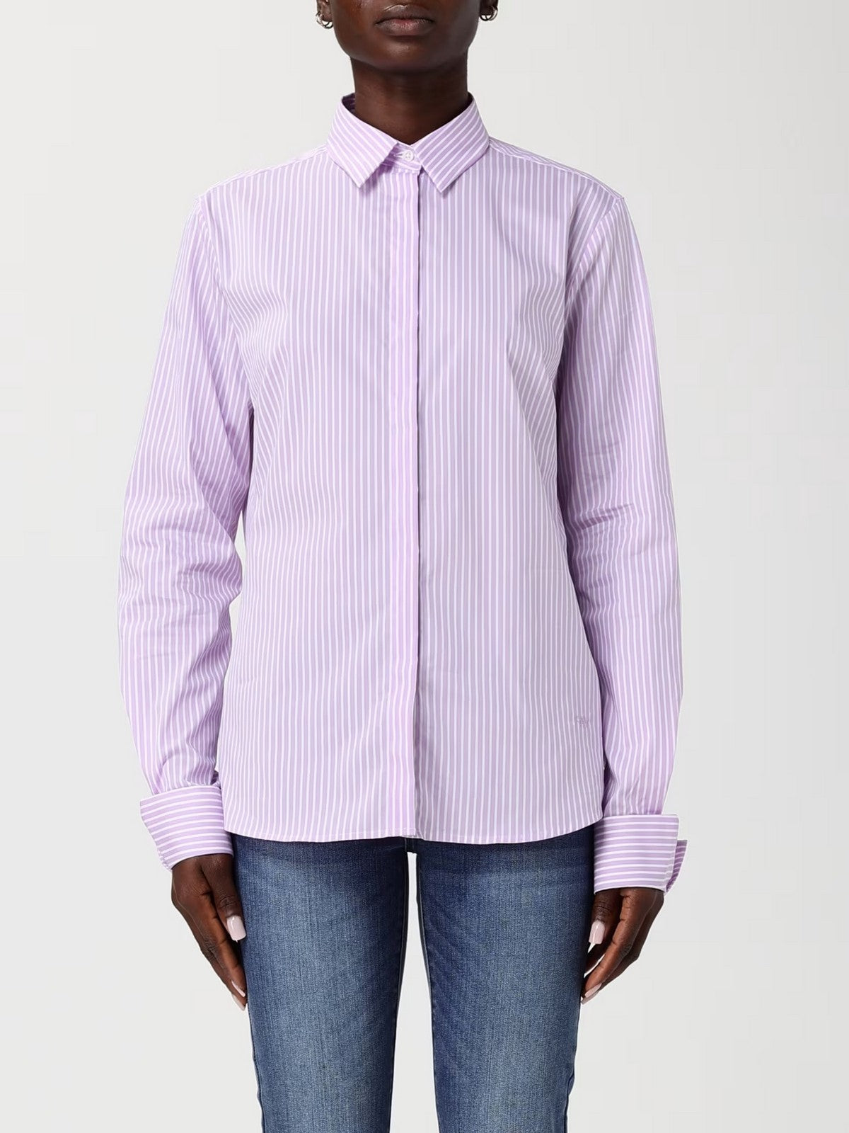 FAY Camicia Donna NCWA152626SZCML011 LAVANDA MEDIO